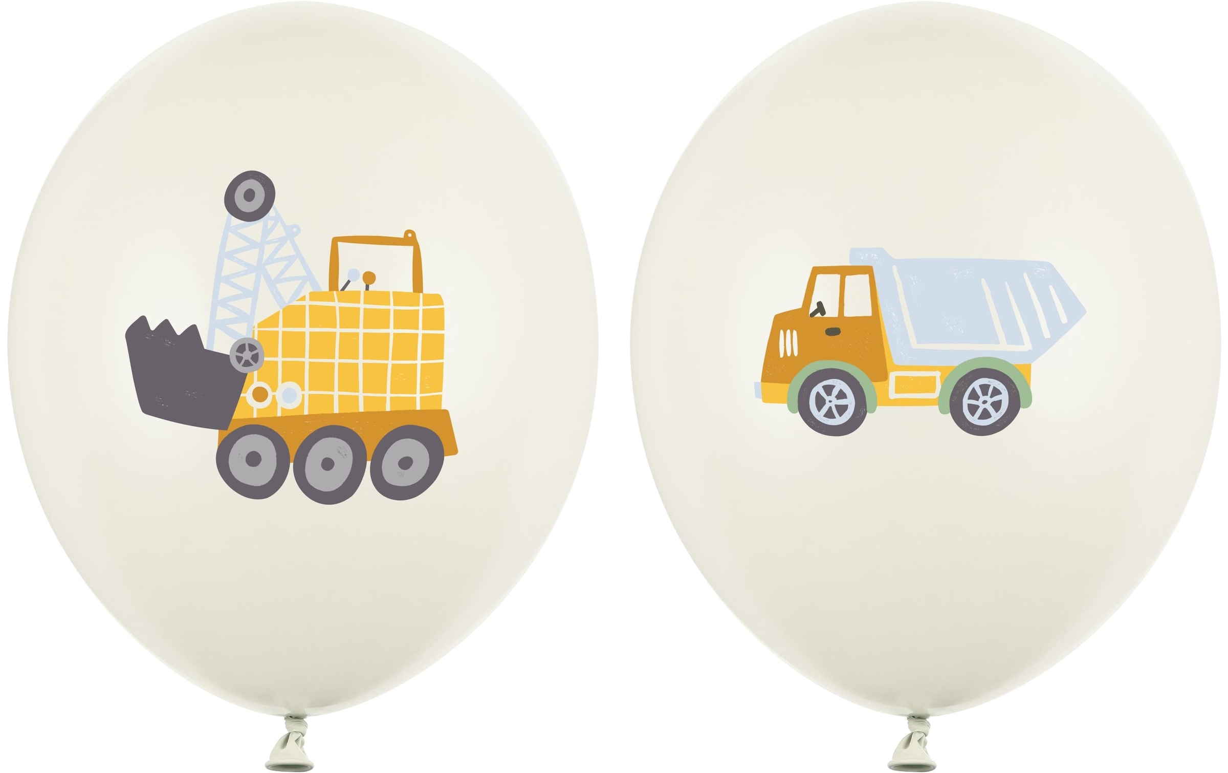 partydeco Luftballon »Luftballon Baufahrzeuge«