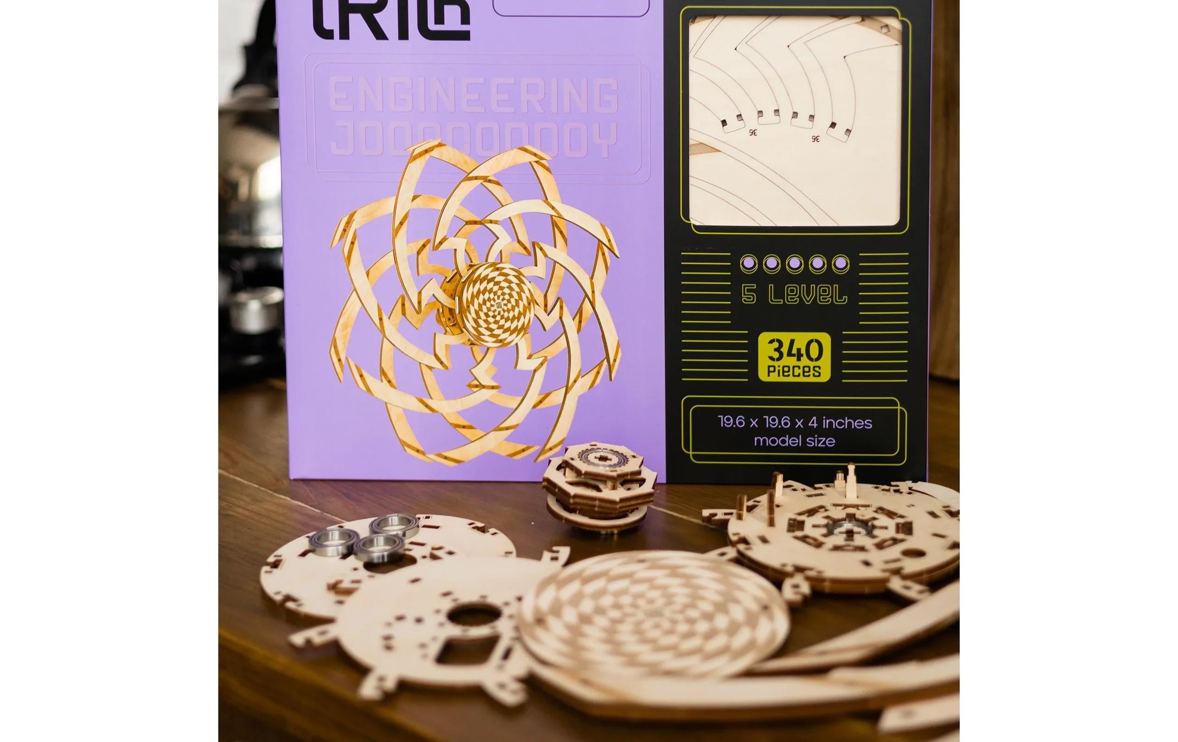 Spielbausteine »WoodTrick Vortex Hypnotic«, (340 St.)