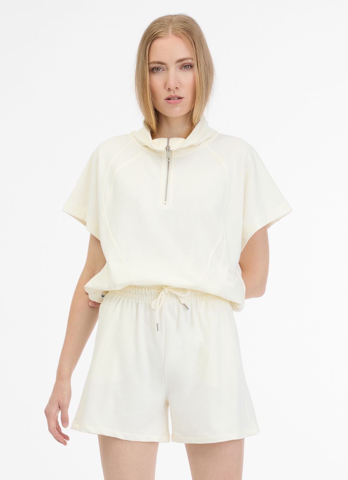 Ragwear Sweatshirt »IZZARA TOP«, mit überschnittenen Schultern und mit Reissverschluss im Troyer-Stil