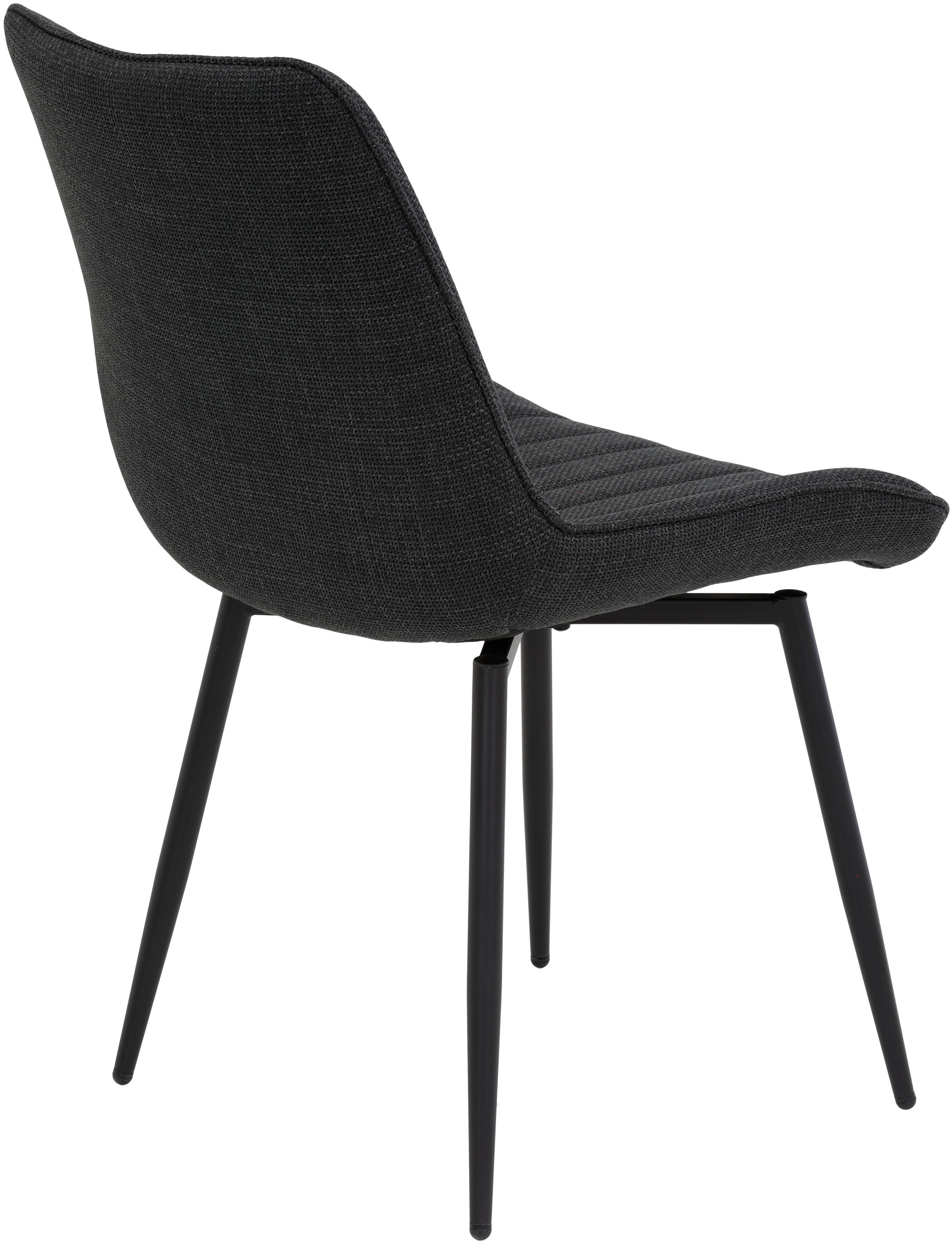HELA Drehstuhl »Vierfussstuhl BERGEN«, (Set), 4 St., Webstoff, Esszimmerstuhl, XL-Sitzbreite, 360° drehbar