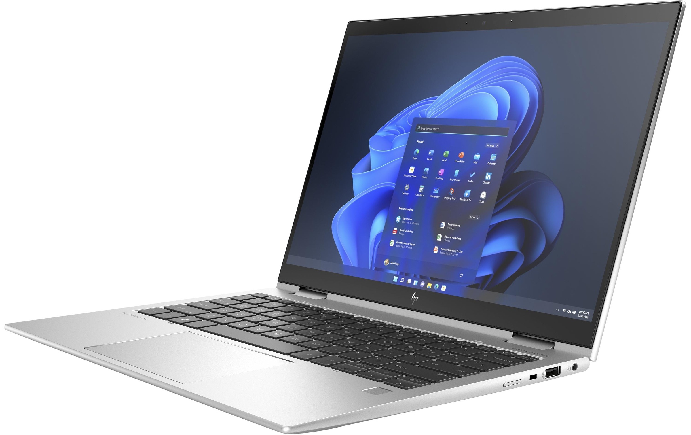 HP Convertible Notebook »Elite x360 830 G9 6F5U4«, 33,64 cm, / 13,3 Zoll, Intel, Core i5, Iris Xe Graphics, 512 GB SSD