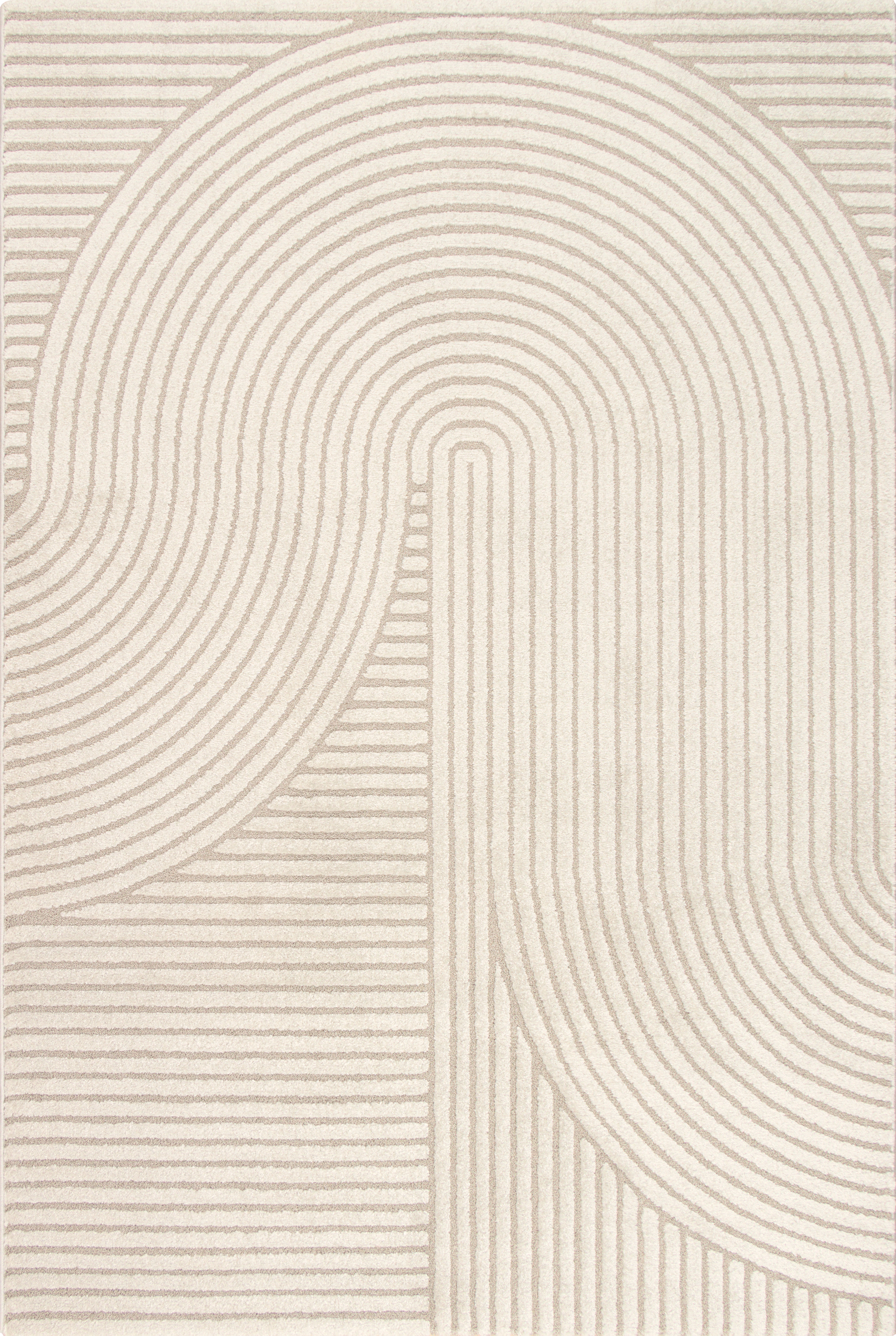 merinos Teppich »Elio«, rechteckig, 16 mm Höhe, moderner Kurzflor Teppich mit Hoch-Tief-Effekt, 3D Effekt