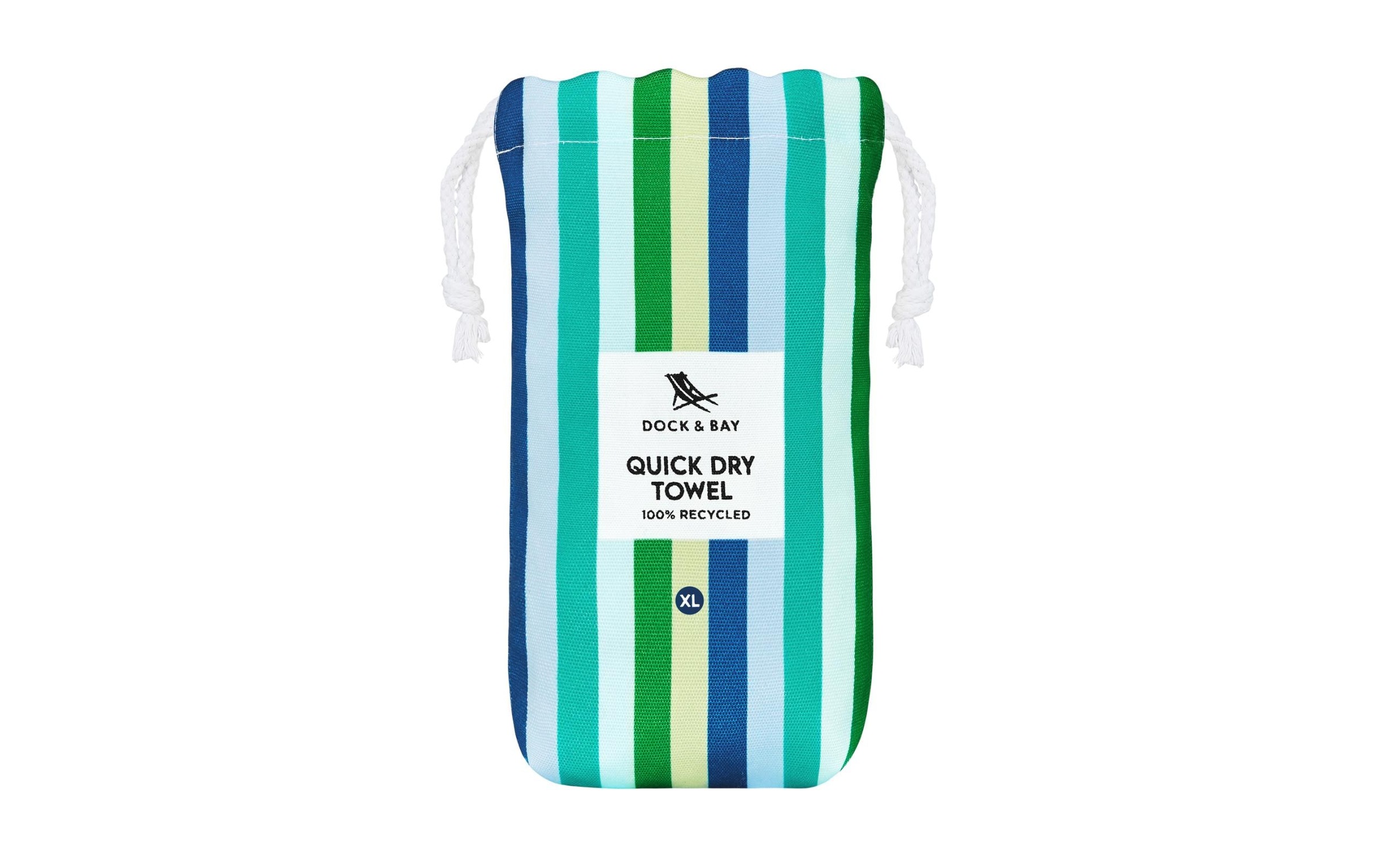 Strandtuch »Dock & Bay Cool Lagoon 200 cm x 90 cm«, (1 St.)