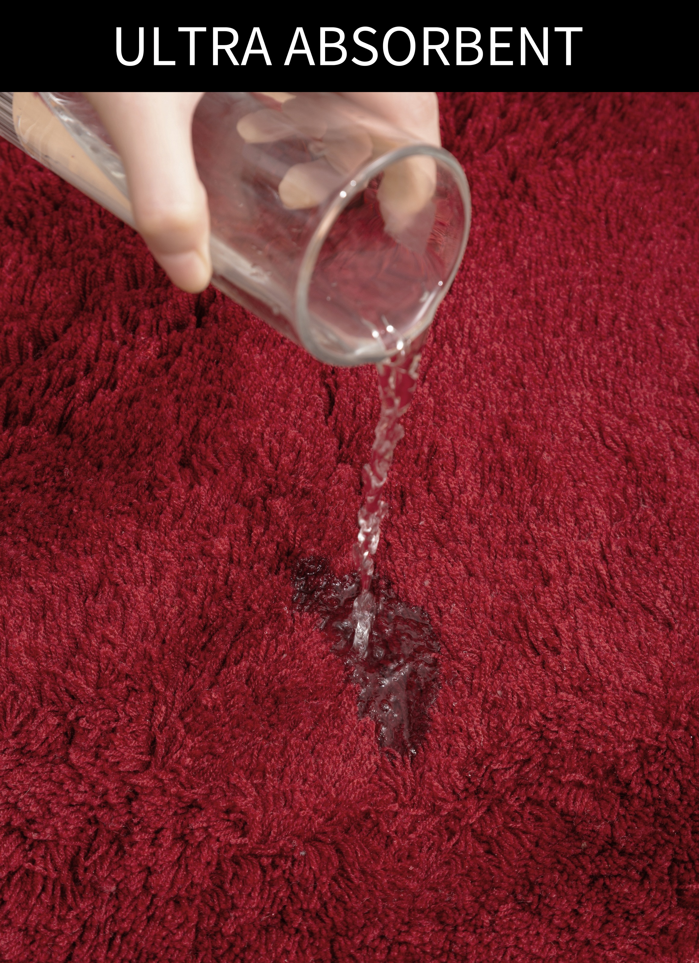my home Badematte »Merida, Badvorleger, Badezimmer Teppich«, rutschhemmend beschichtet, fussbodenheizungsgeeignet-schnell trocknend-strapazierfähig, Badteppich, Uni Farben, rechteckig, rund & als 2-tlg. Set erhältlich