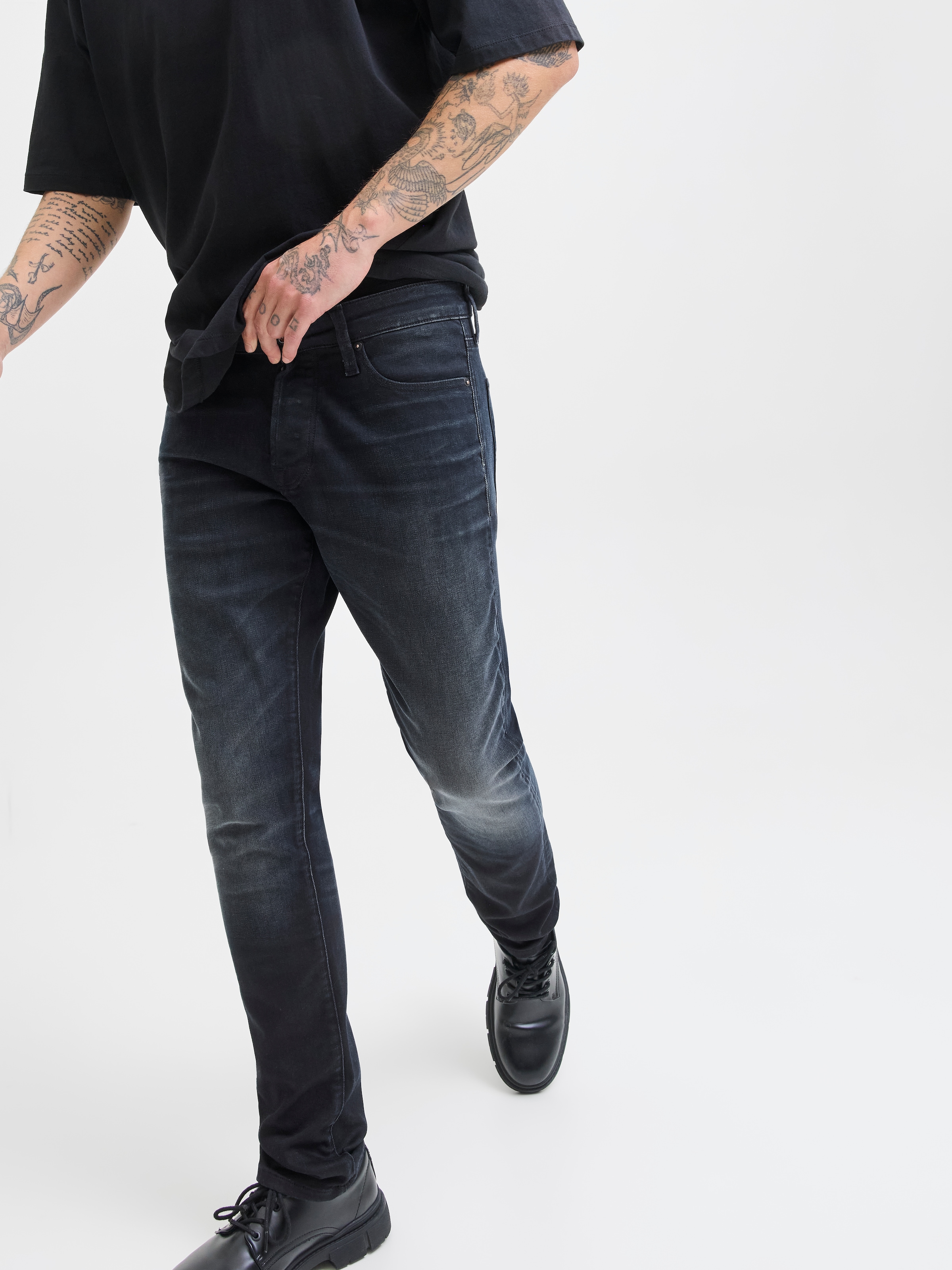 Jack & Jones Slim-fit-Jeans »JJIGLENN JJICON JJ 619 50SPS NOOS«, mit Five-Pocket-Design