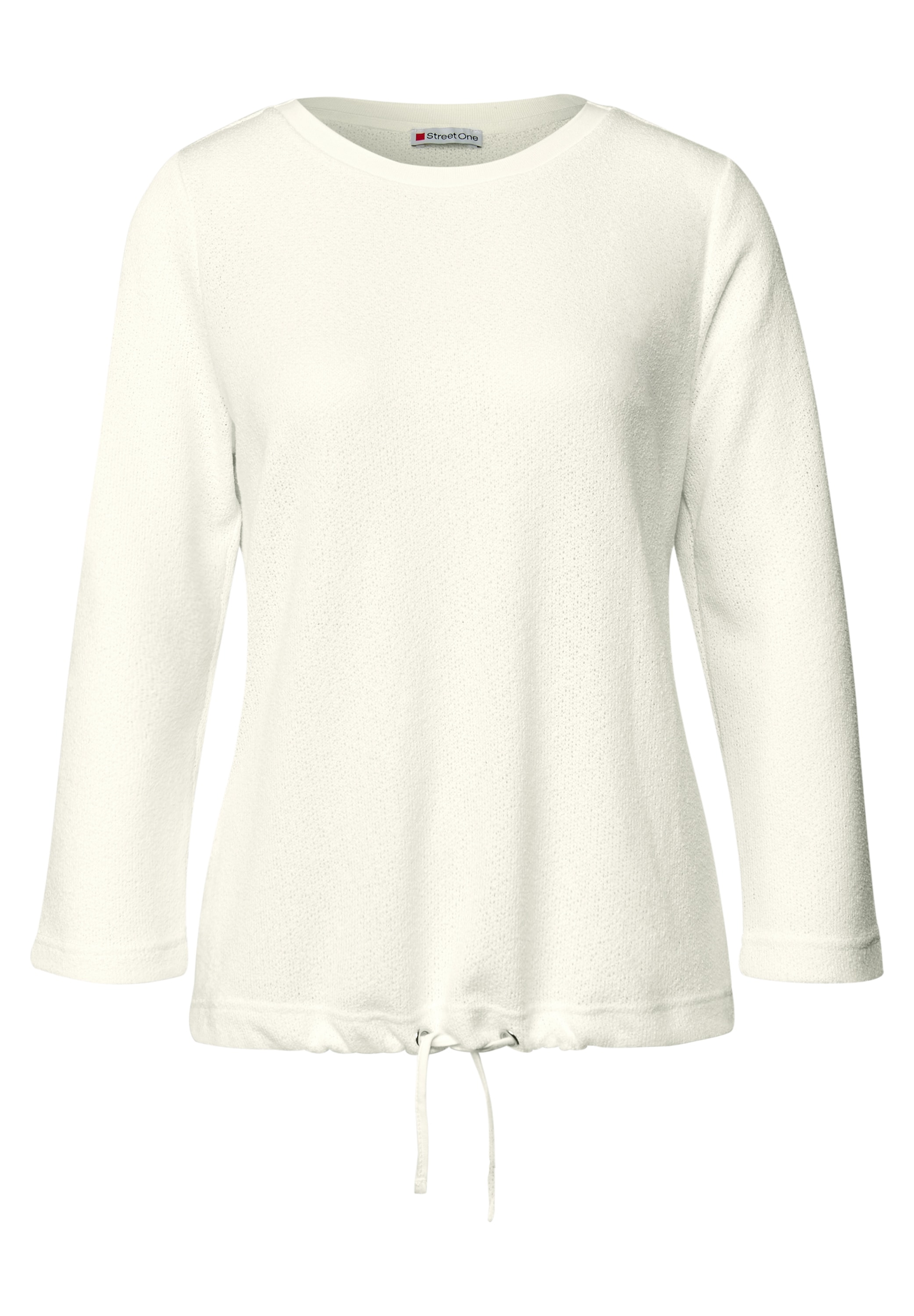 STREET ONE 3/4-Arm-Shirt, in Strick-Look Qualität