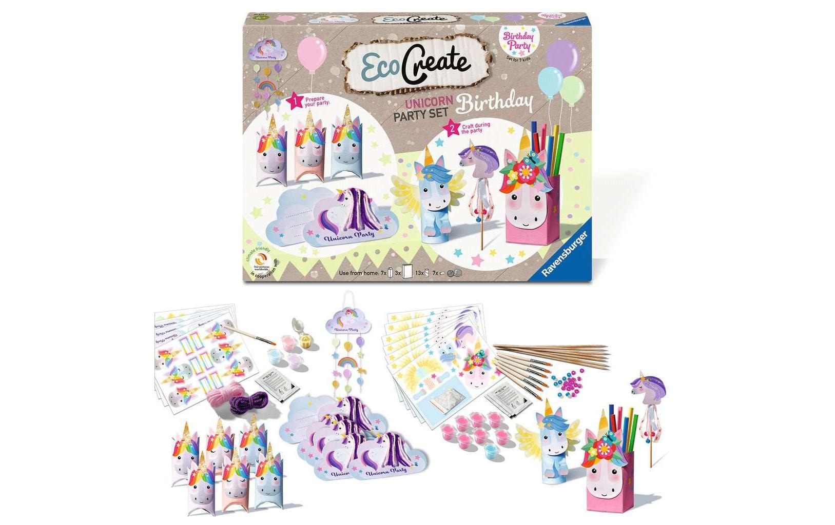Ravensburger Kreativset »EcoCreate – Unicorn D/F/I/NL/EN/E«