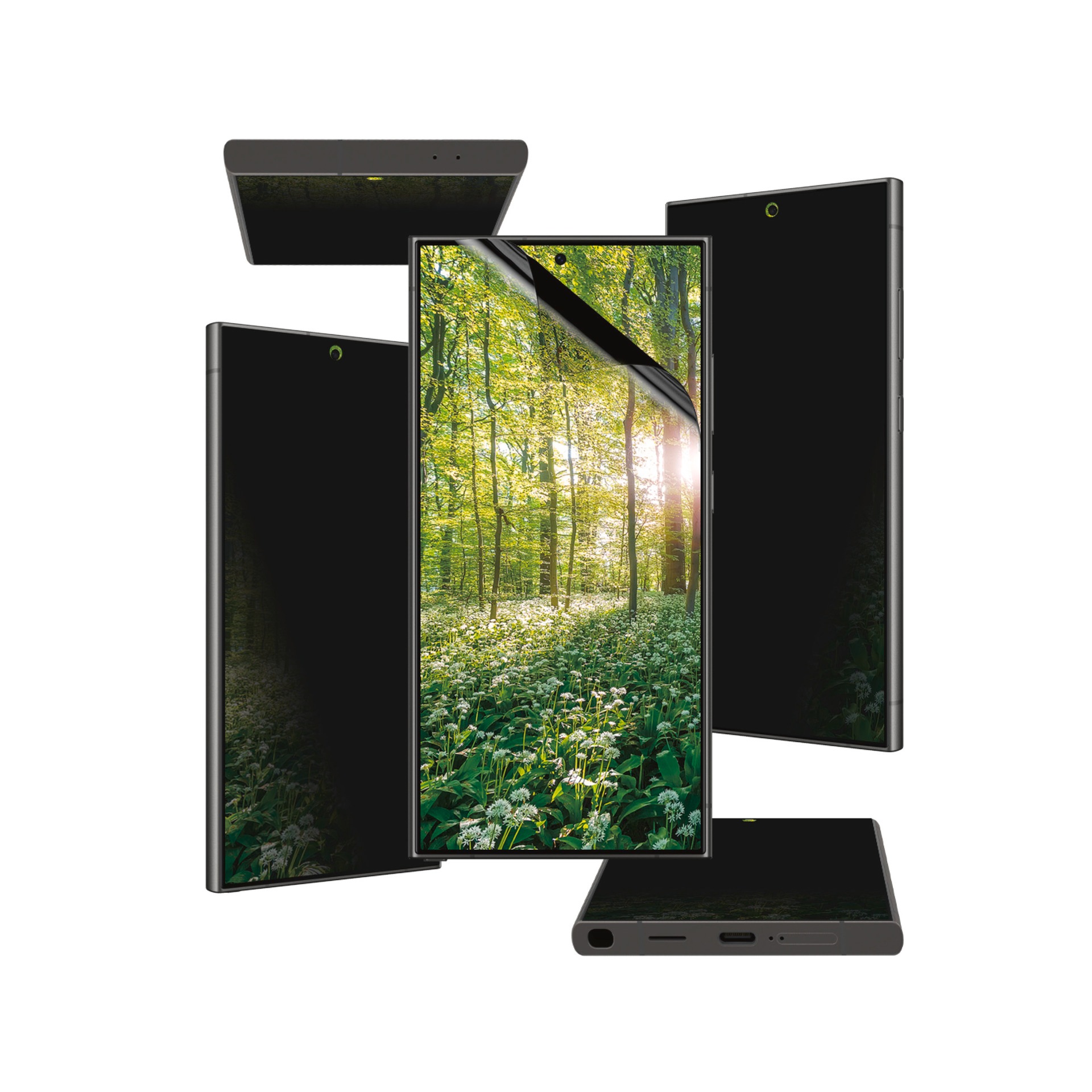 PanzerGlass Displayschutzfolie »Ultra-Wide Fit Screen Protection«, für Samsung Galaxy S25 Ultra, Schutzfilm, Schutzfolie, Bildschirmschutz, kratz- & stossfest