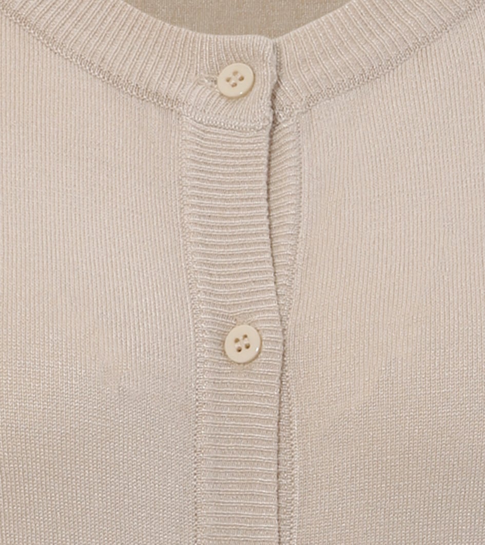 Aniston CASUAL Strickjacke, mit Rundhals-Ausschnitt