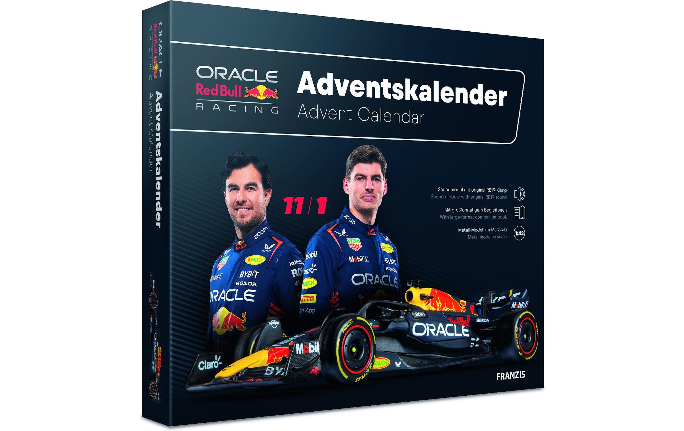 Franzis Adventskalender »Oracle Red Bull Racing«, Es liegt keine Altersempfehlung vor