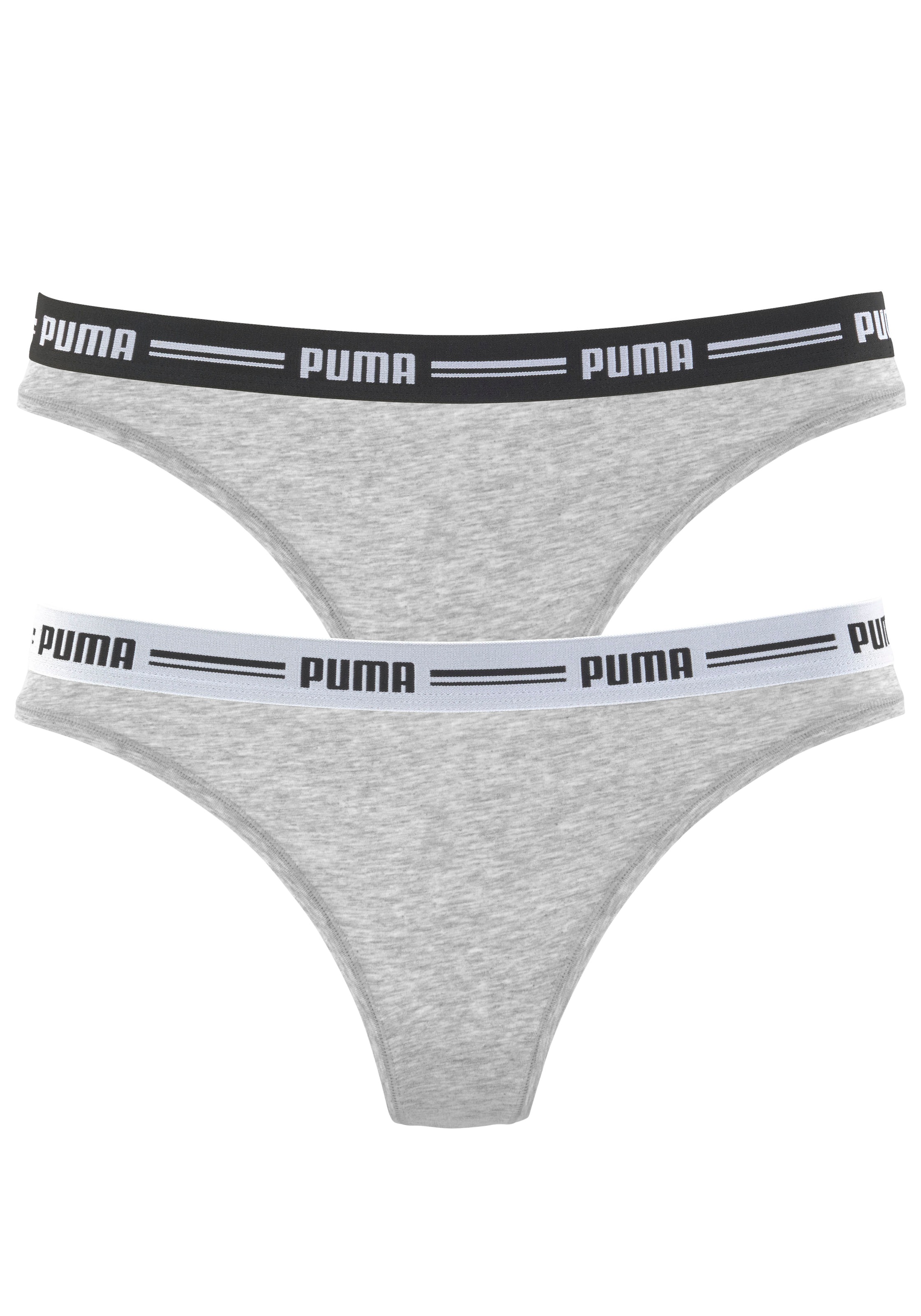 PUMA String »Iconic« Packung, 2er-Pack, mit weichem Logobündchen