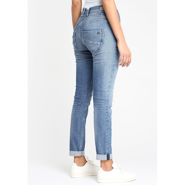 GANG Skinny-fit-Jeans »94Medina«, mit stylischer halb offener Knopfleiste  online shoppen bei Jelmoli-Versand Schweiz