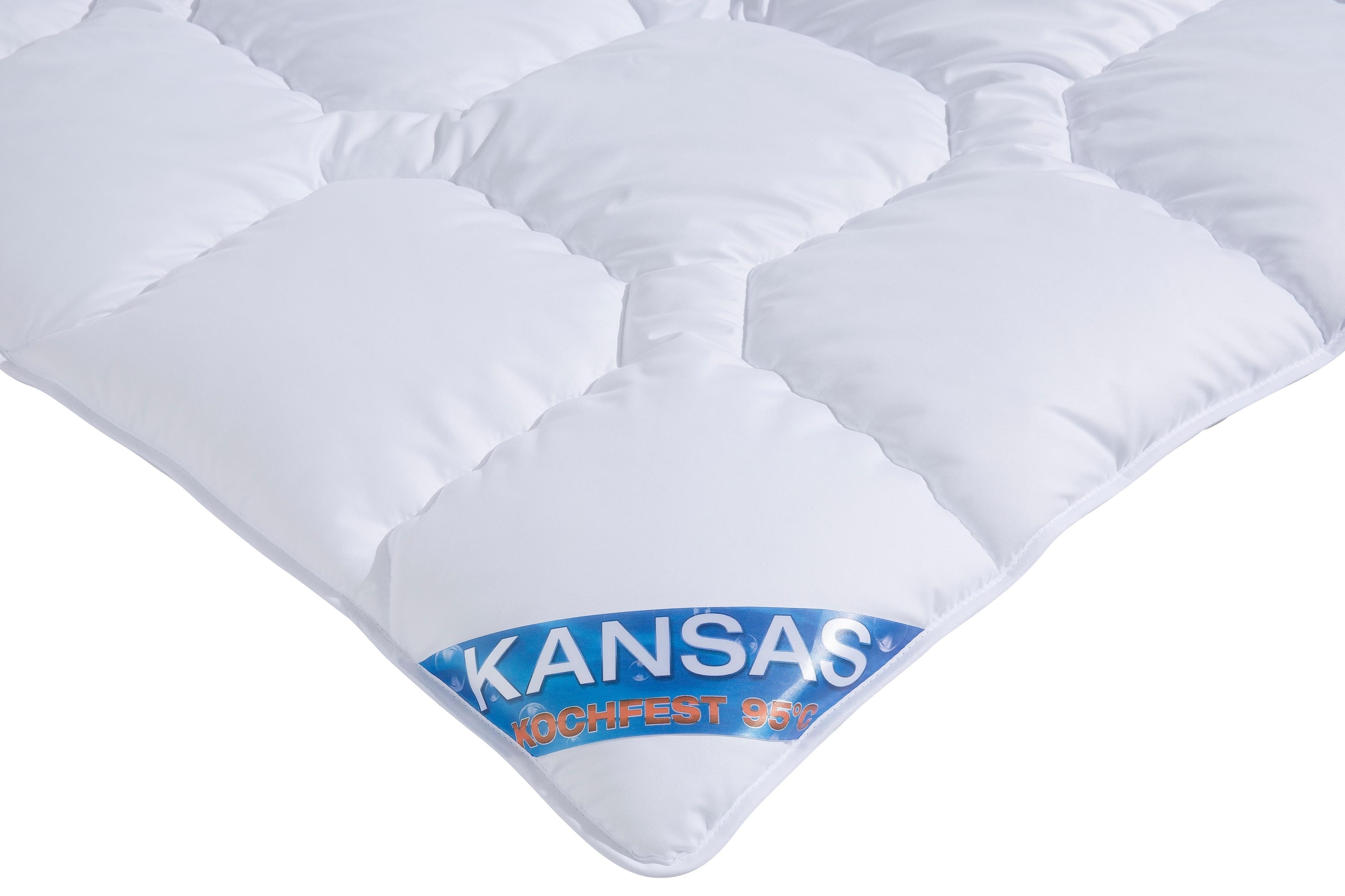 fan Microfaserbettdecke »Kansas«, warm, Füllung Polyesterfaser, Bezug 100% Polyester, (1 St.), Bettdecke in 135x200 cm und weiteren Grössen, für Sommer oder Winter