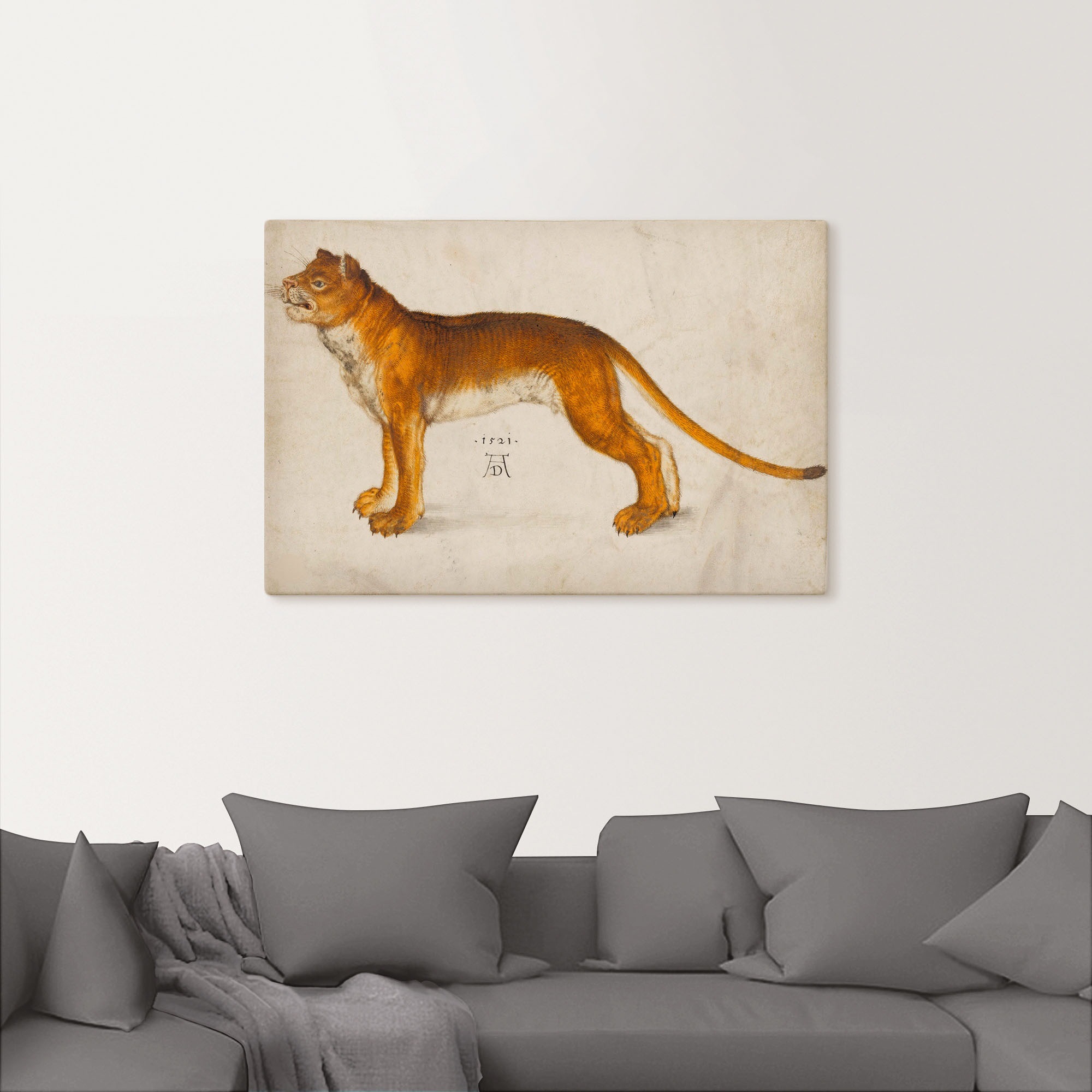 Artland Wandbild »Löwin. 1521«, Raubkatzen, (1 St.), als Alubild, Leinwandbild, Wandaufkleber oder Poster in versch. Grössen