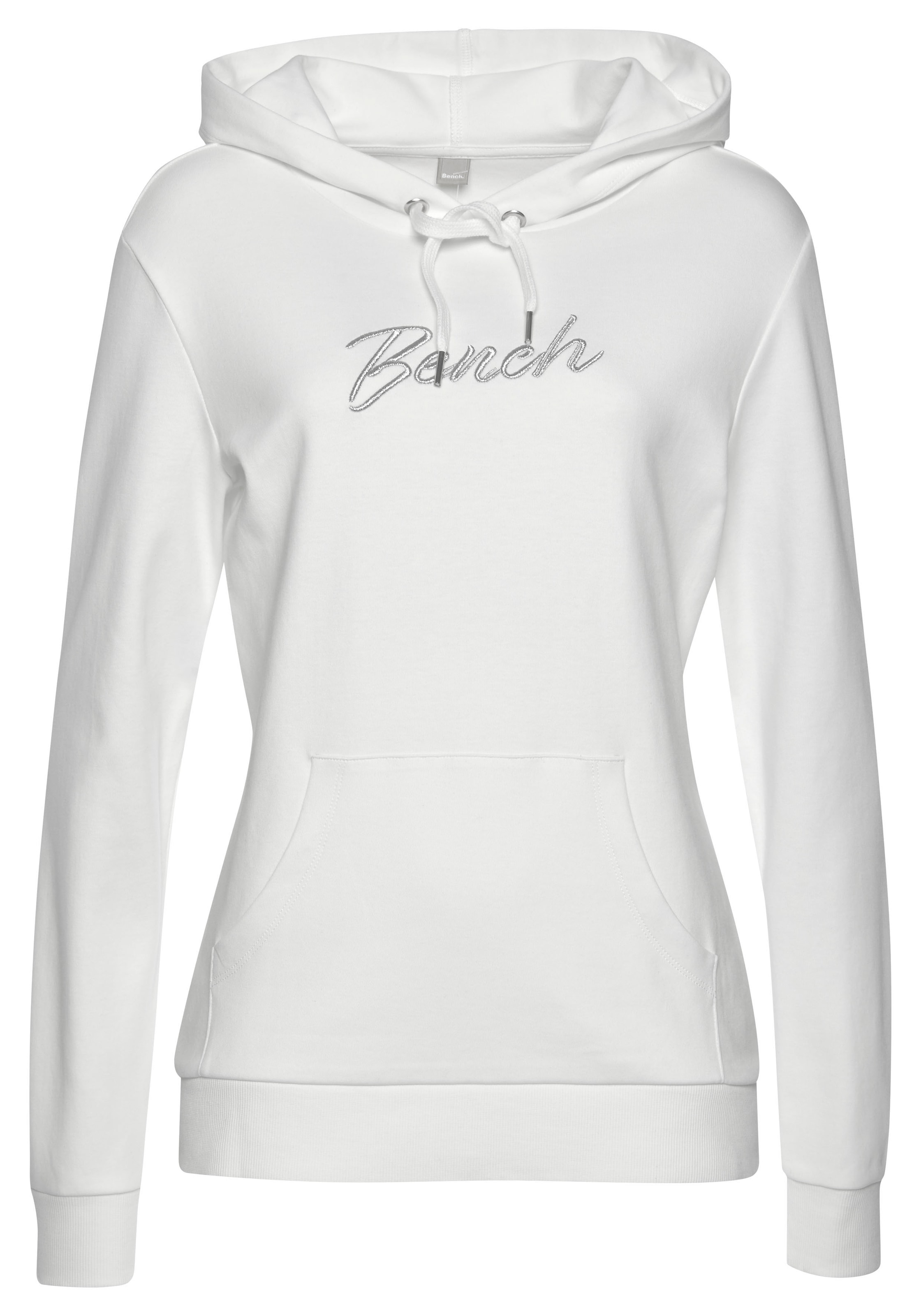 Bench. Loungewear online Hoodie glänzender mit Jelmoli-Versand Logostickerei, Schweiz Loungeanzug, kaufen Kapuzensweatshirt, bei