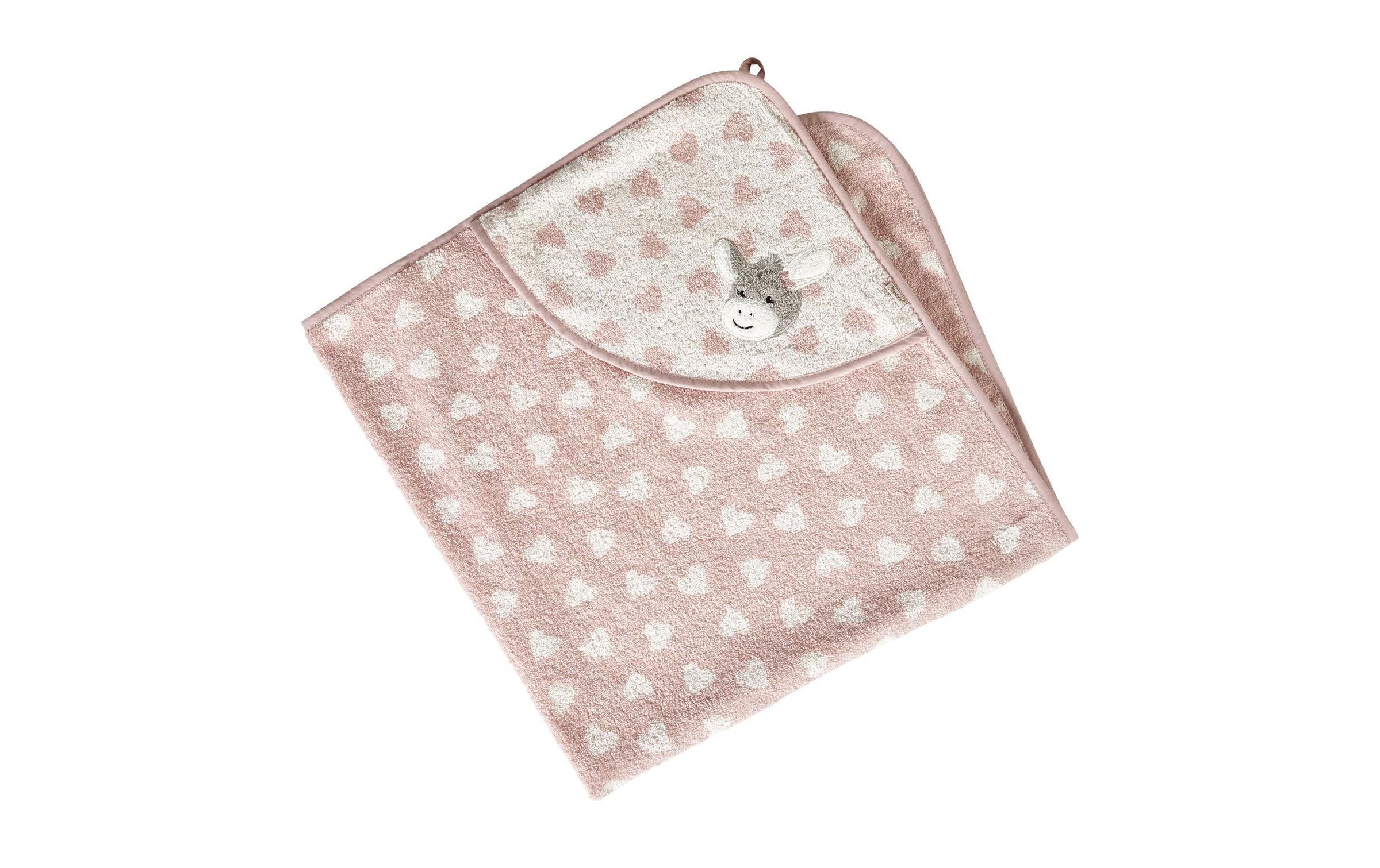 Sterntaler® Kapuzenhandtuch »Emmi Girl 100 x 100 cm«, (1 St.)