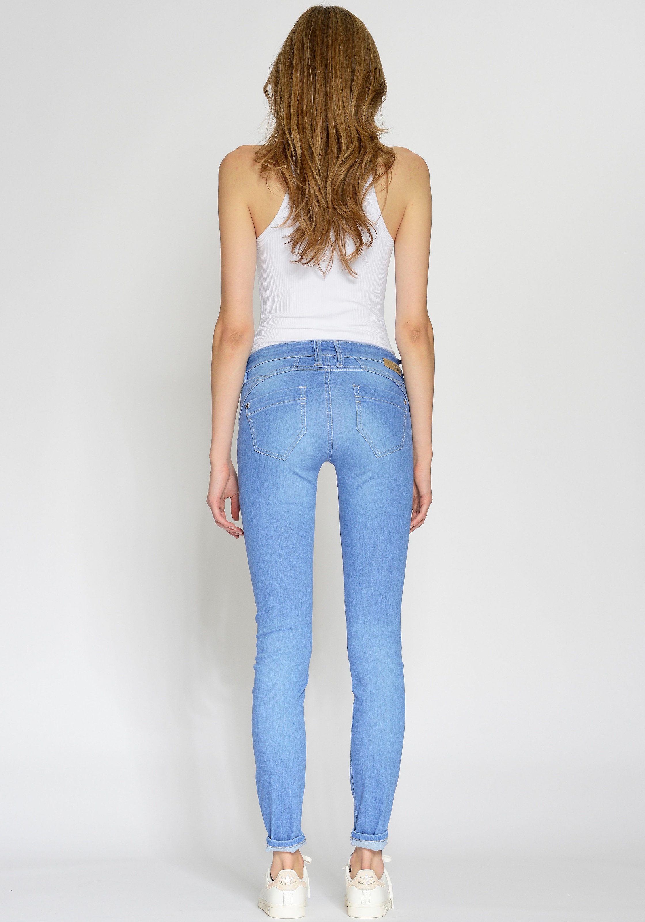 GANG Skinny-fit-Jeans »94Nena«, mit bei Used-Effekten online Schweiz bestellen Jelmoli-Versand