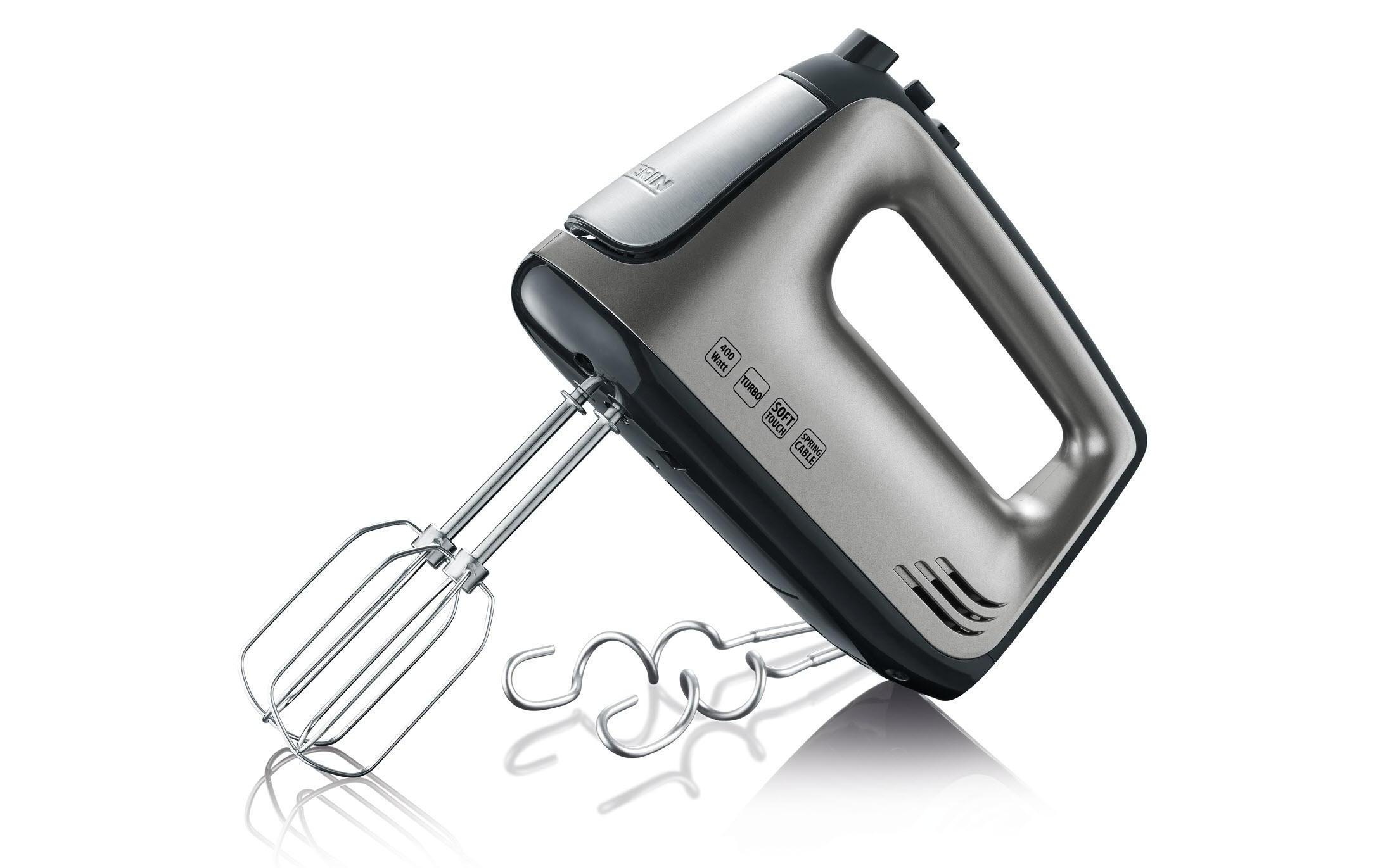 Severin Handmixer »HM 3832 Grau Schwarz«, 400 W