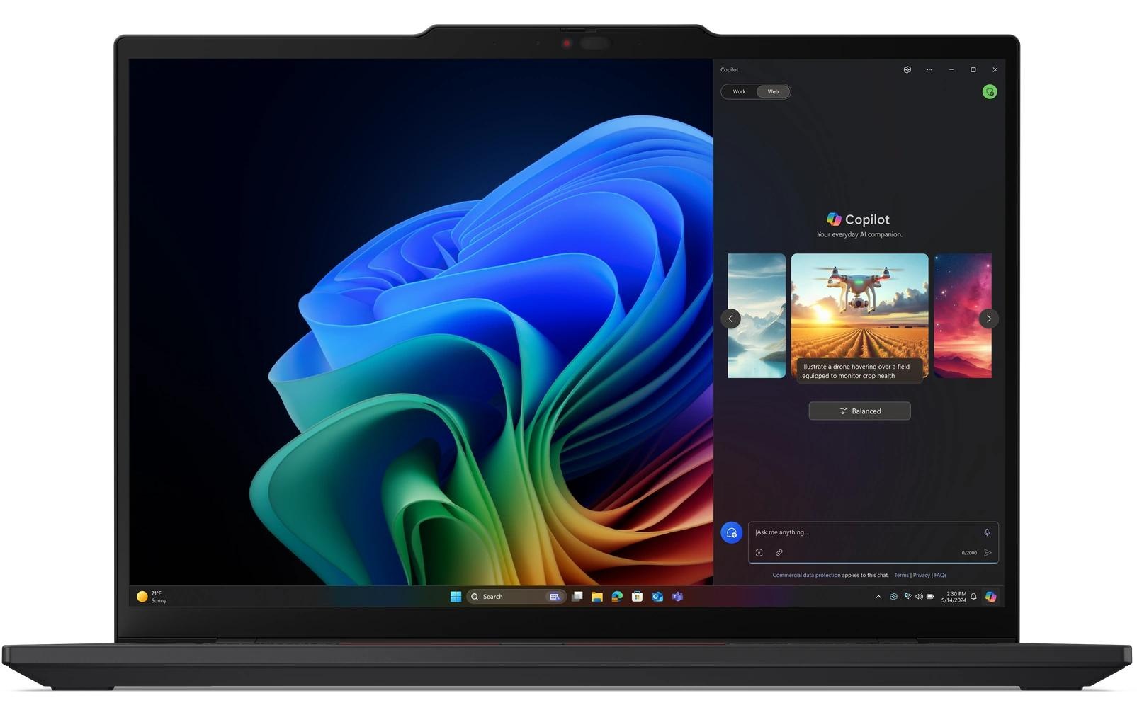 Lenovo Business-Notebook »ThinkPad T14s Gen. 6 (Snapdragon)«, 35,42 cm, / 14 Zoll, Qualcomm, Snapdragon X Elite, Adreno, 1000 GB SSD