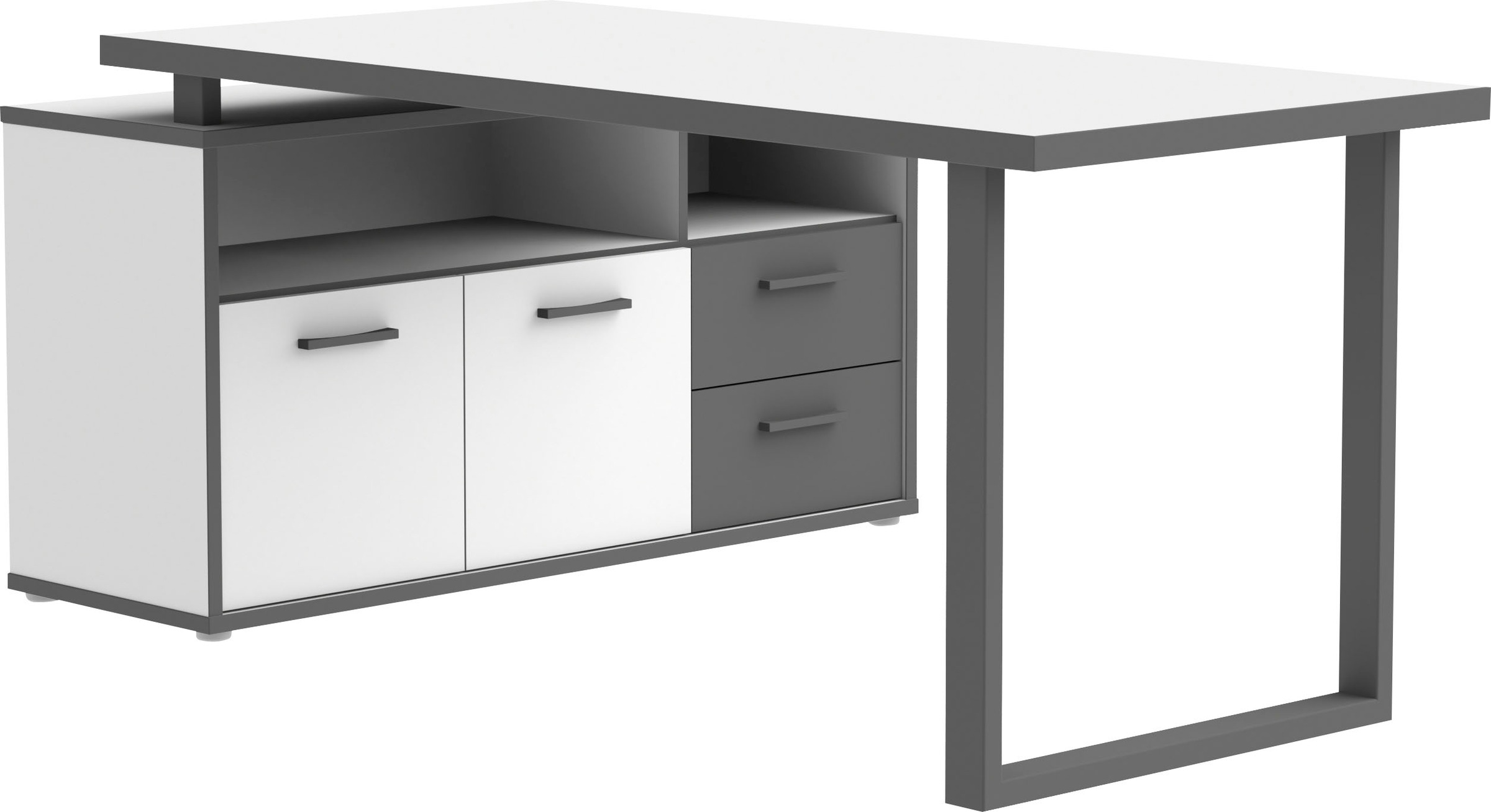 FORTE Schreibtisch "Keflav" Breite 124,2 cm
