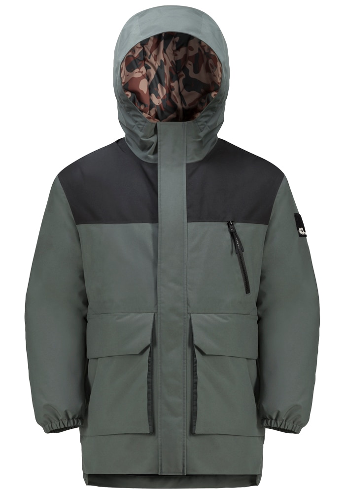 Jack Wolfskin Funktionsparka »TEEN 2L INS PARKA Y«, mit Kapuze