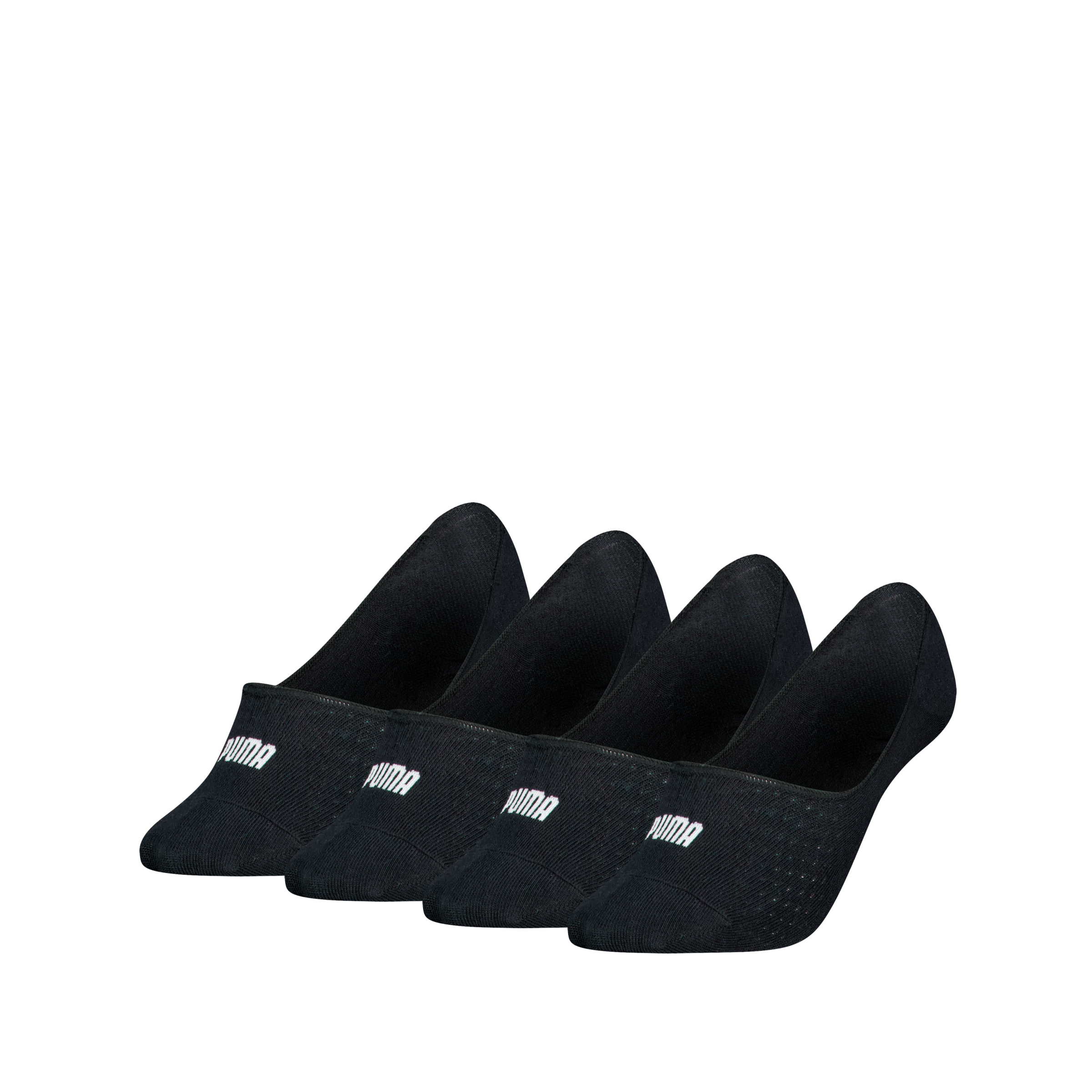 PUMA Füsslinge »PUMA WOMEN MESH FOOTIE 4P ECOM« 4 Paar, Logo vorn, unsichtbar in Sneakern