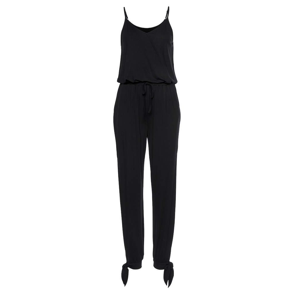 Buffalo Overall, mit Schlitzen seitlich am Bein, luftiger Jumpsuit, casual-chic