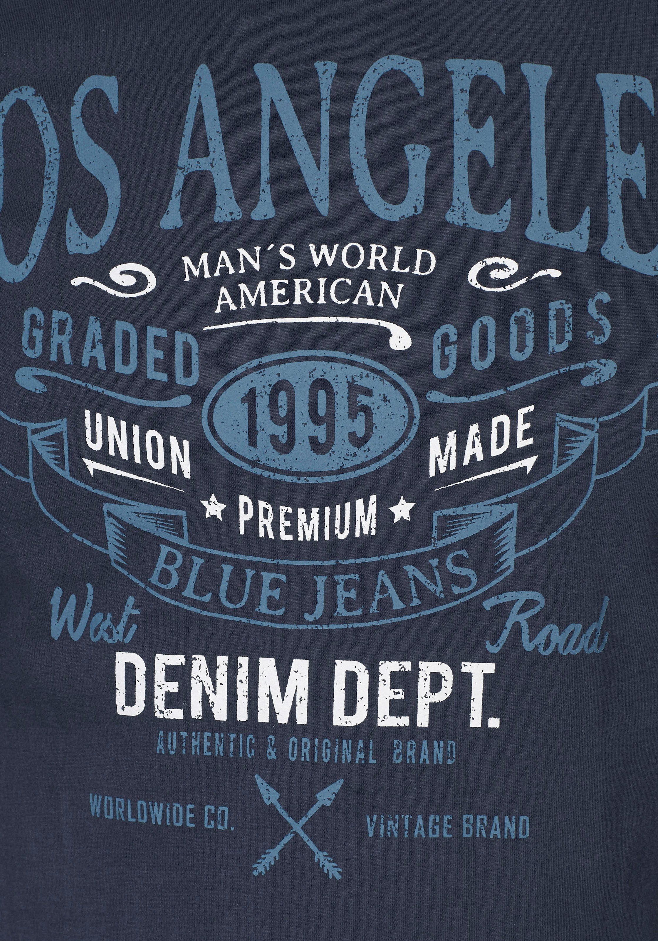 Man's World T-Shirt, mit grossem Print