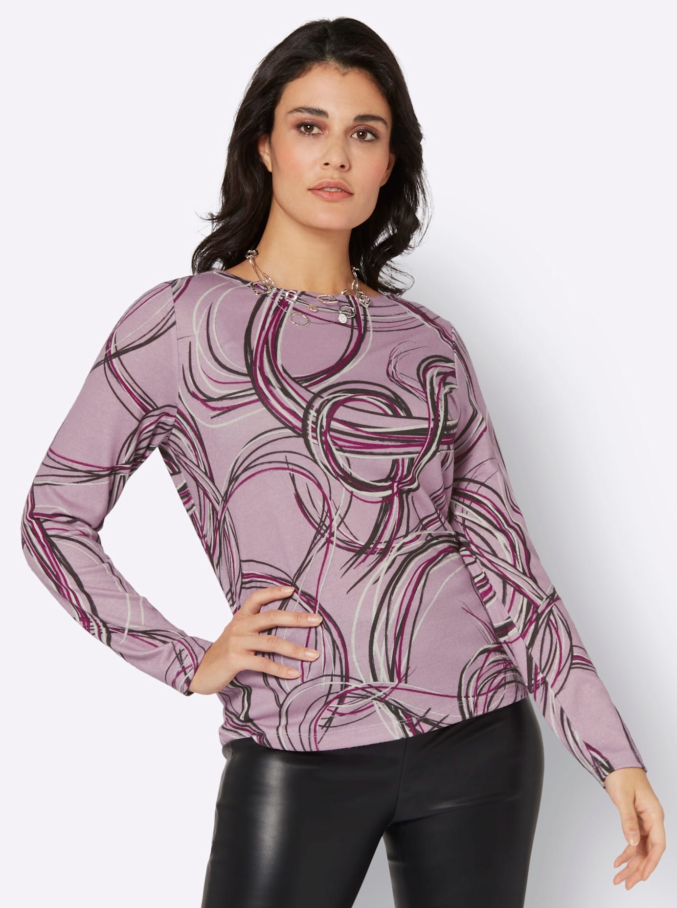 creation L Rundhalsshirt »Shirt«, (1 tlg.)
