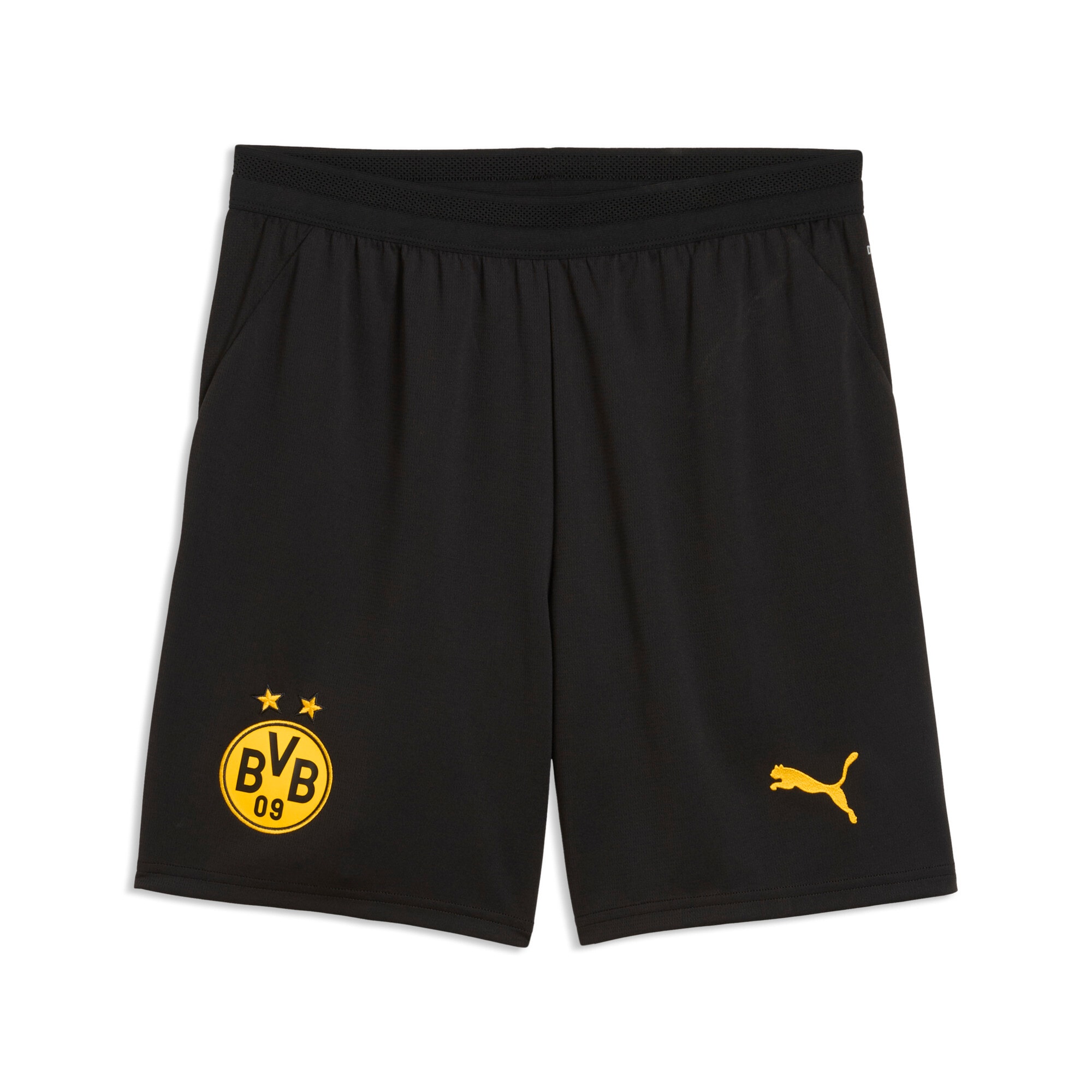 PUMA Trainingsshorts "BVB SHORTS REPLICA" Regular Fit, für Fussball, sportlicher Stil, atmungsaktives Material