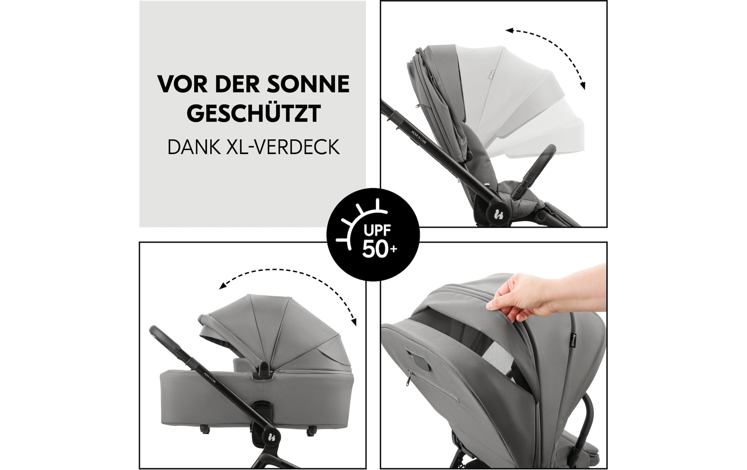 Hauck Kombi-Kinderwagen »Move N Care Set«, 22 kg