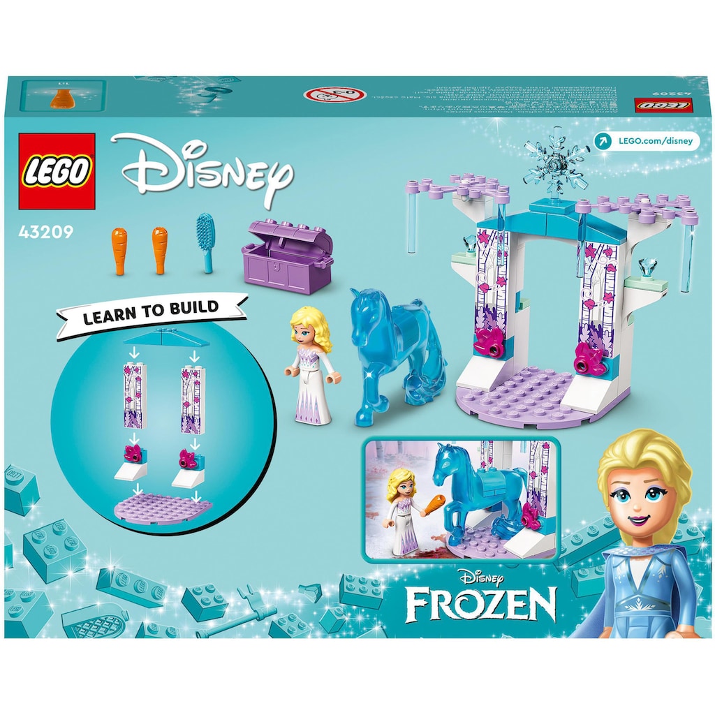 LEGO® Konstruktionsspielsteine »Elsa und Nokks Eisstall (43209), LEGO® Disney Princess«, (53 St.)