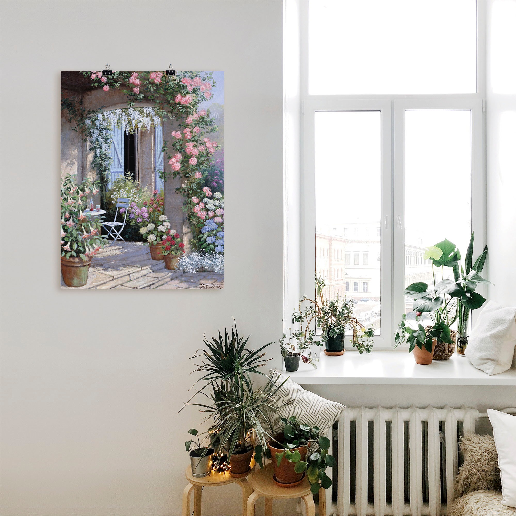 Artland Wandbild "Blumenangebot" Garten 1 Stk. tlg. als Leinwandbild, Poster in verschied. Größen