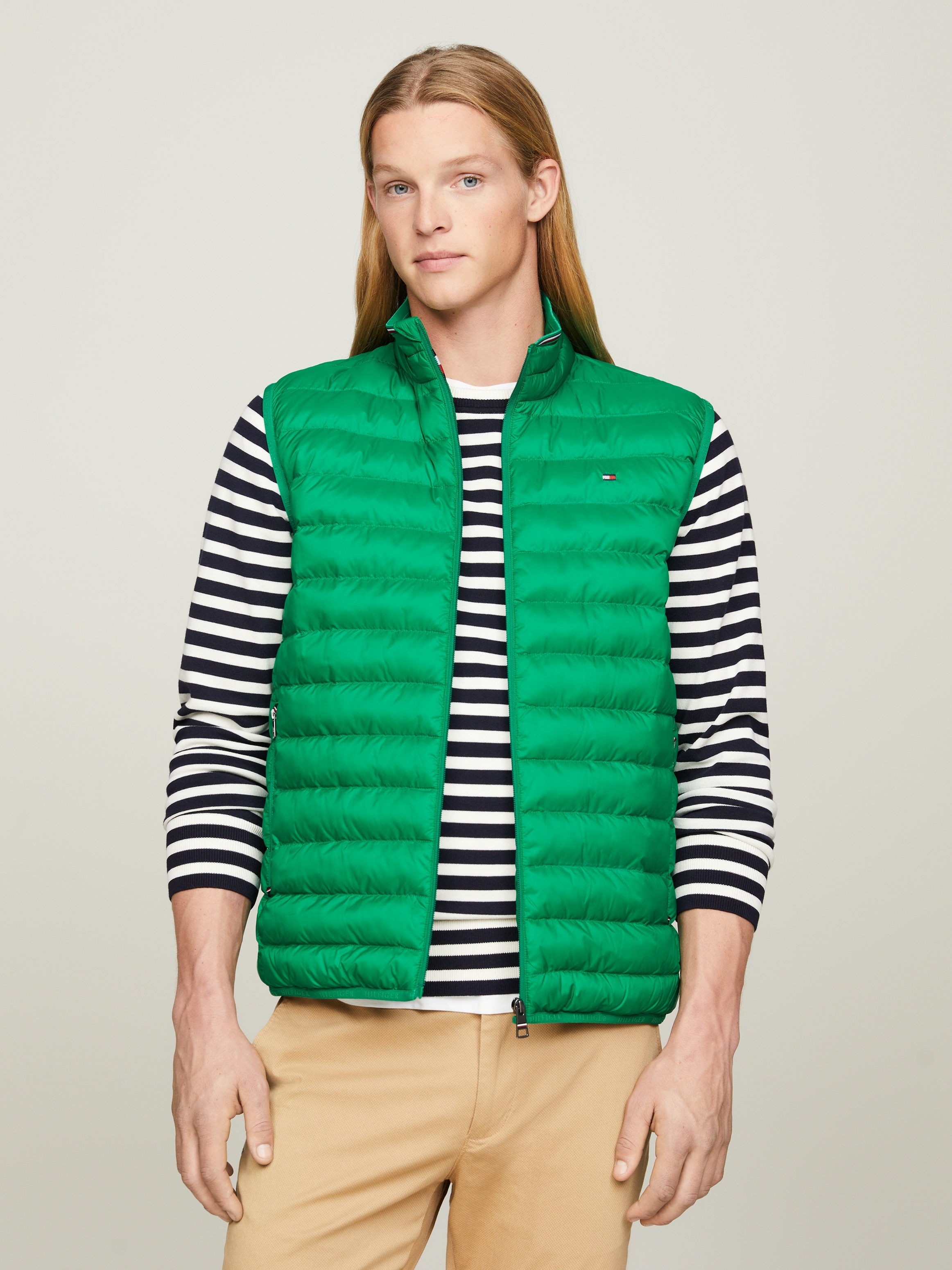 TOMMY HILFIGER Steppweste »PACKABLE RECYCLED VEST«, mit Tommy Hilfiger Logostickerei