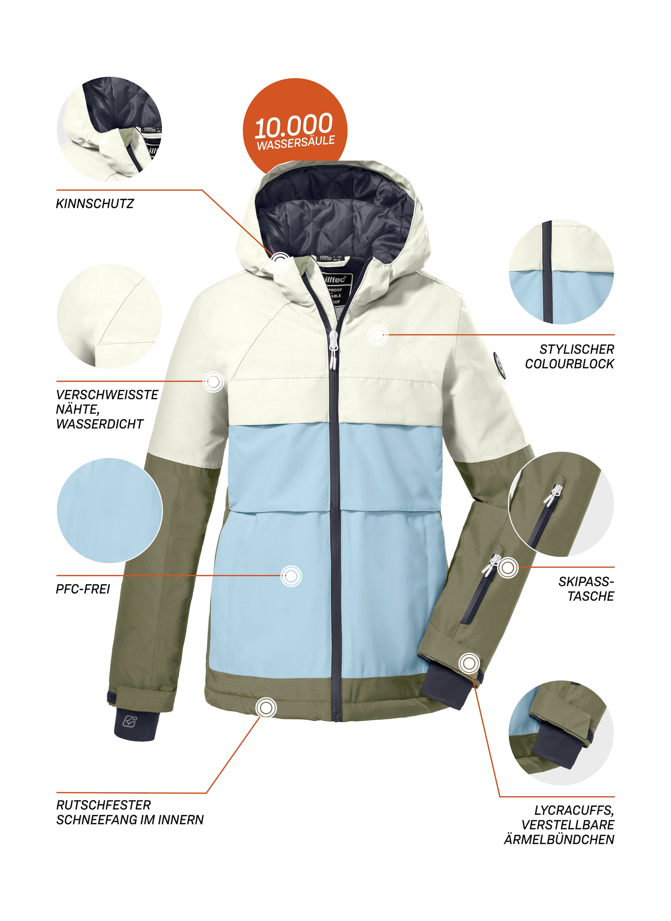 Killtec Skijacke »KSW 173 GRLS SKI JCKT«