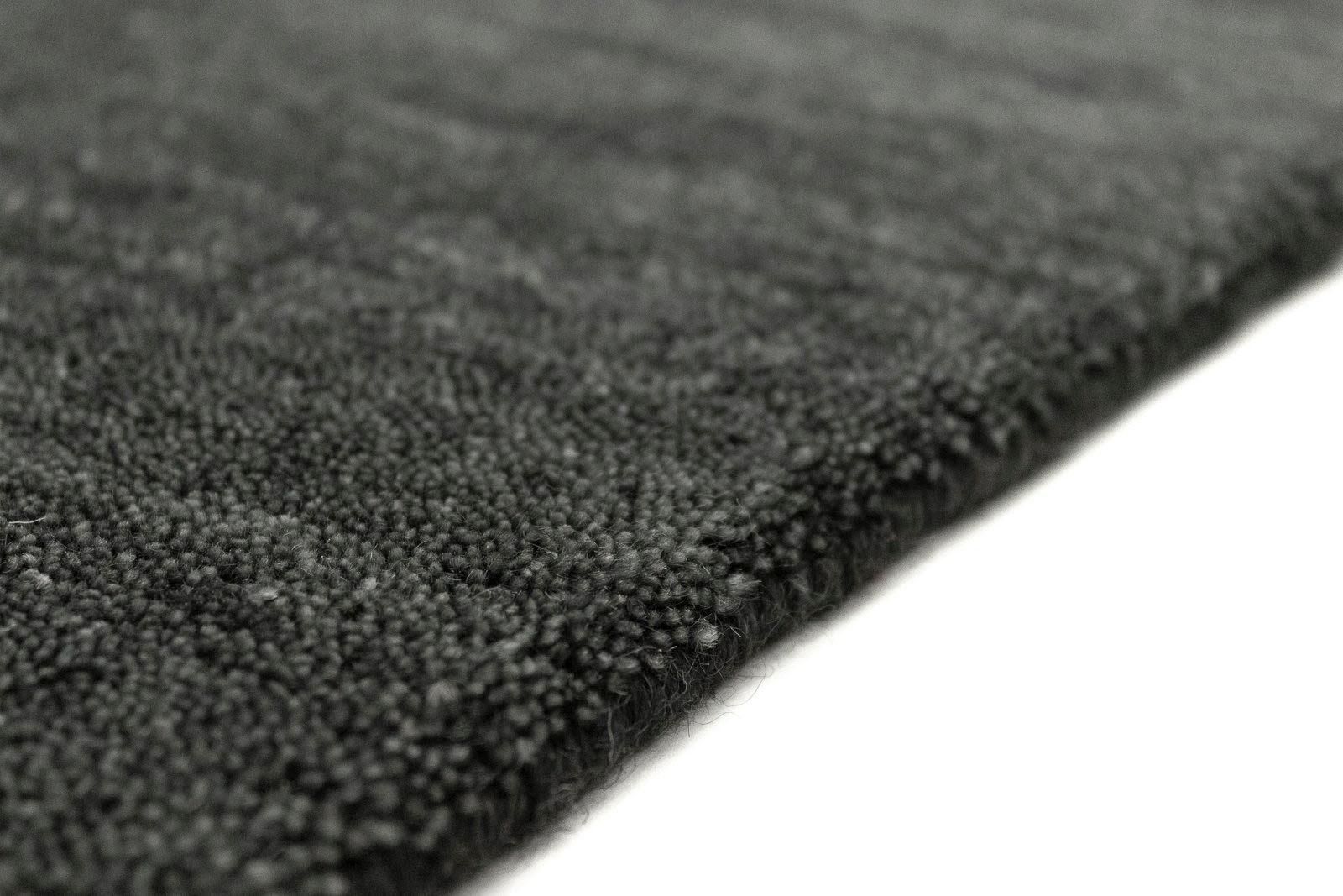 morgenland Wollteppich »Uni - Gabbeh Teppich - Softy«, rechteckig, 1,6 mm Höhe, Gabbeh Optik, Uni Farben, reine Wolle, sehr weicher Flor, Wohnzimmer