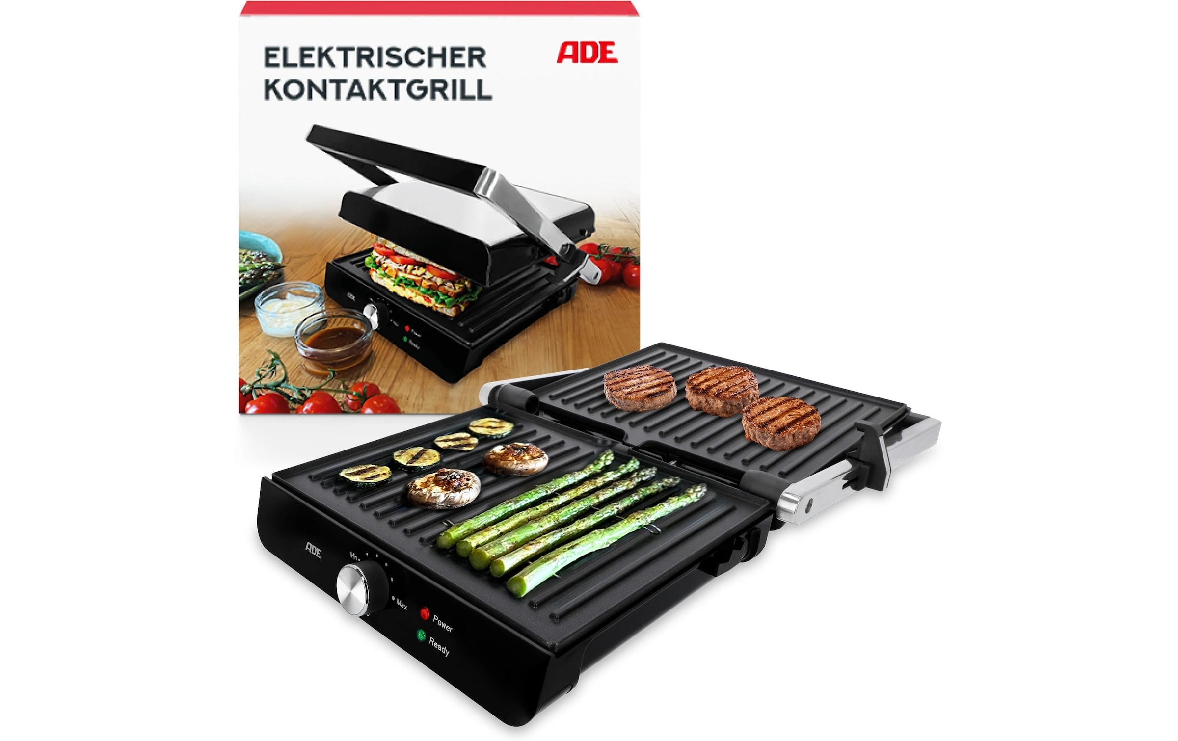 ADE Kontaktgrill »2000 W«, 2000 W