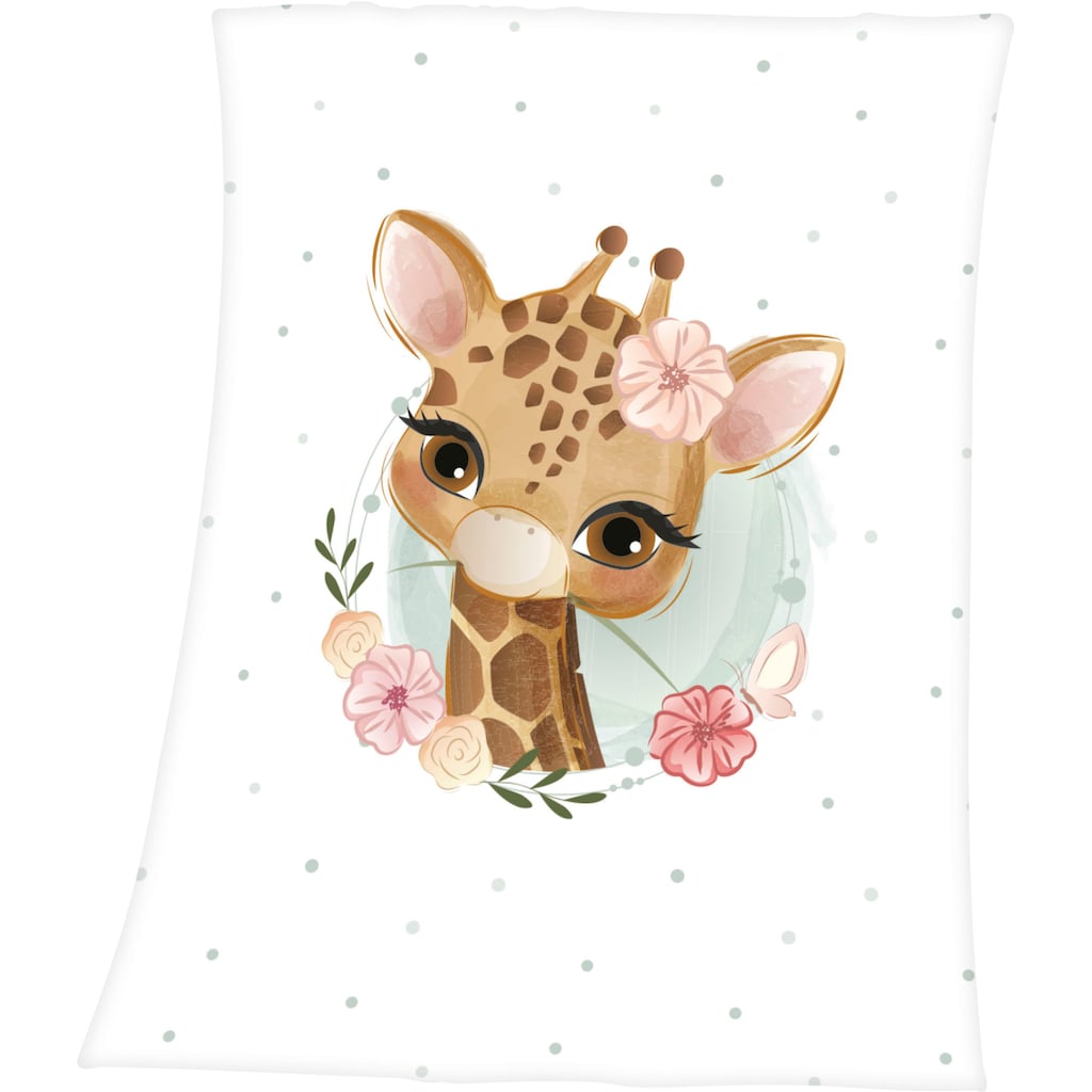 Baby Best Babydecke »Giraffe«, mit liebevollem Motiv, Kuscheldecke