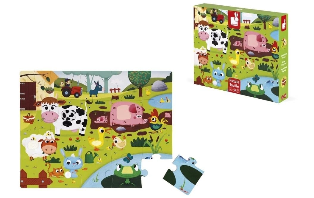 Janod Puzzle »die Tiere auf der Farm«