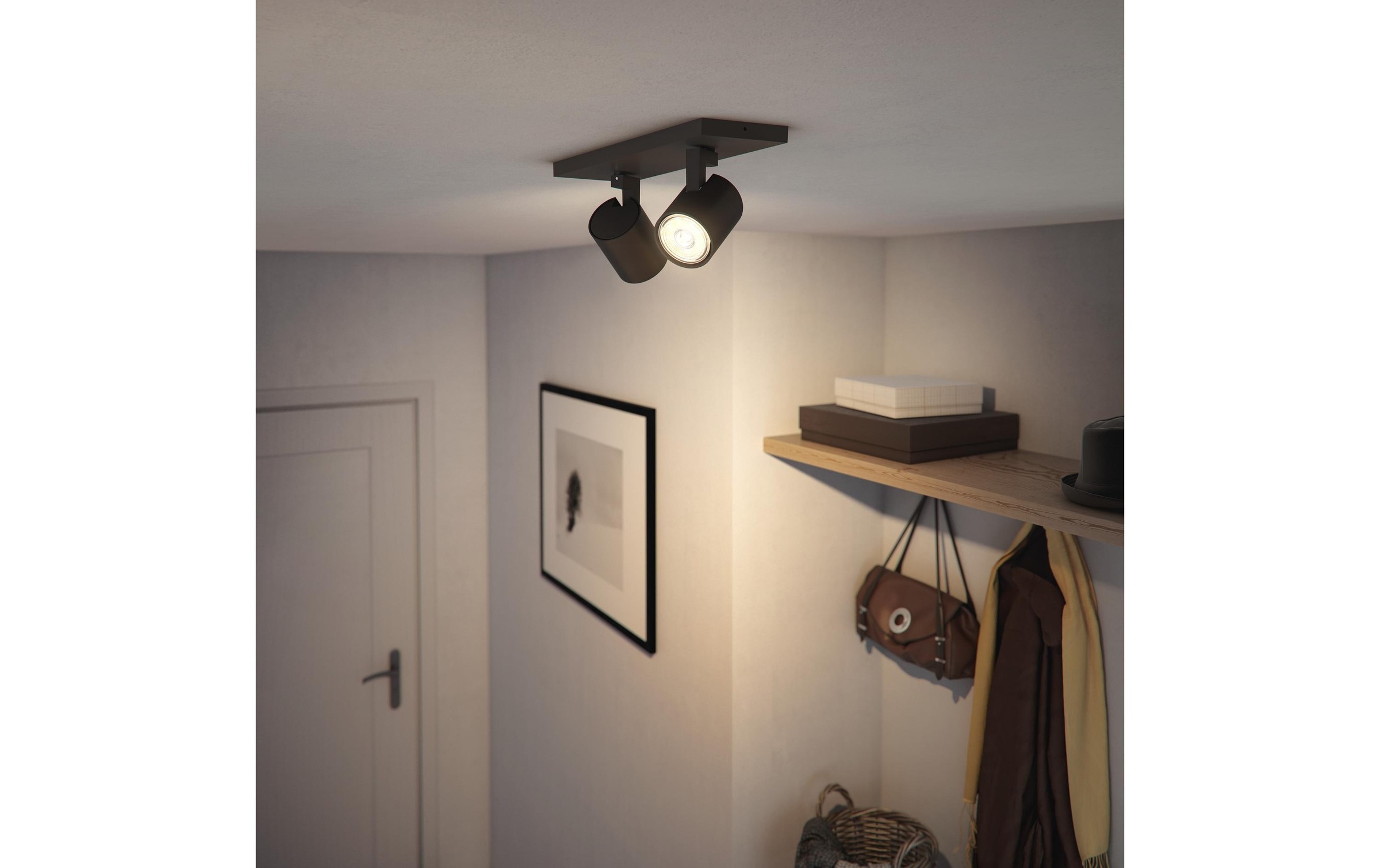 Philips Deckenspot »Philips RUNNER bar«, 2 flammig, Leuchtmittel GU10 | Leuchtmittel wechselbar