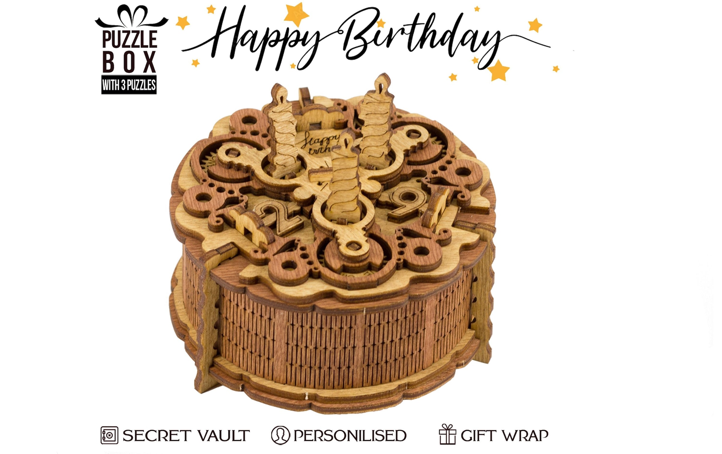 Spiel »Puzzlebox - Birthday Cake«