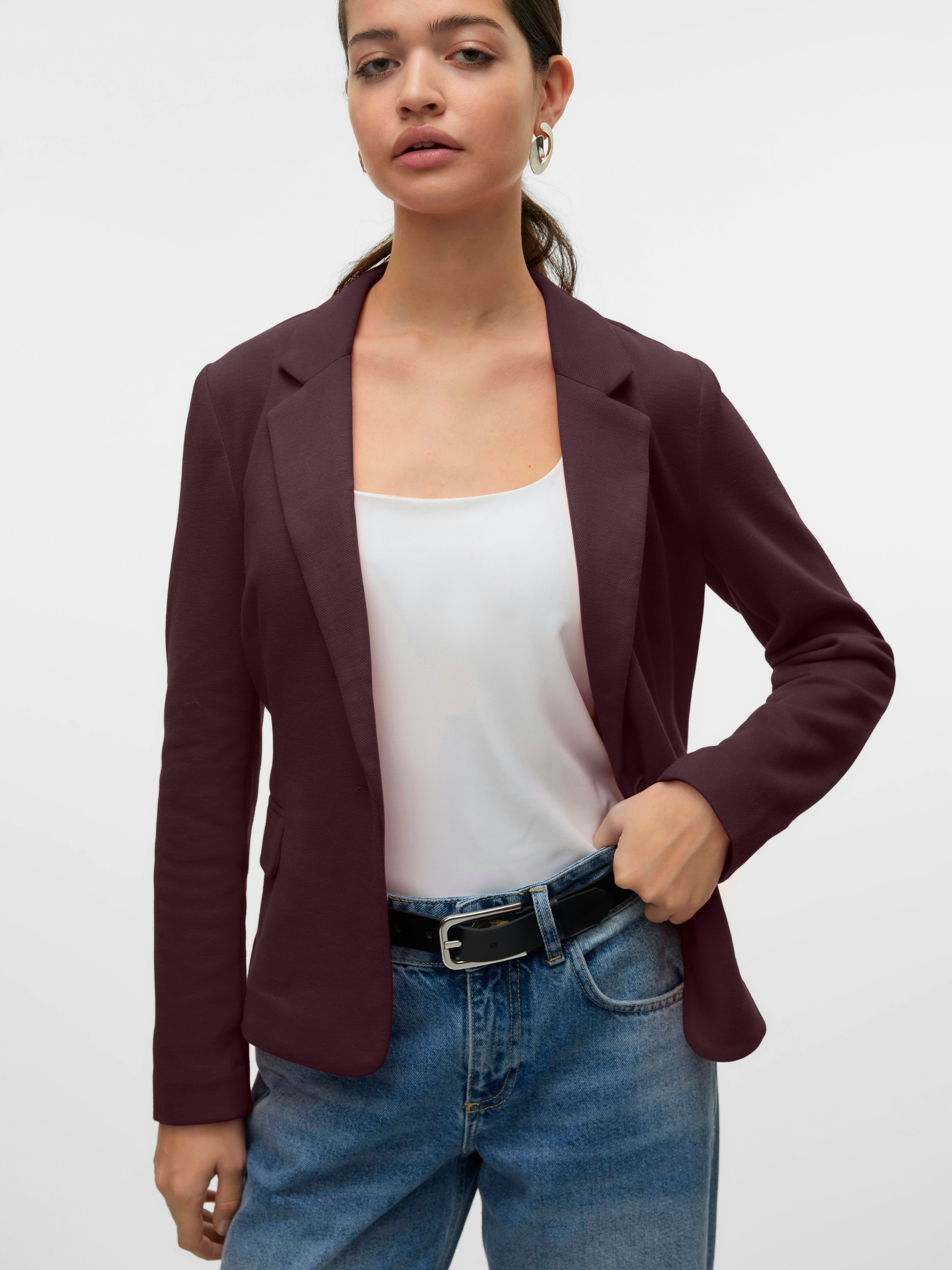 Vero Moda Jerseyblazer »VMJULIA LS BLAZER JRS NOOS« mit Knopfleiste
