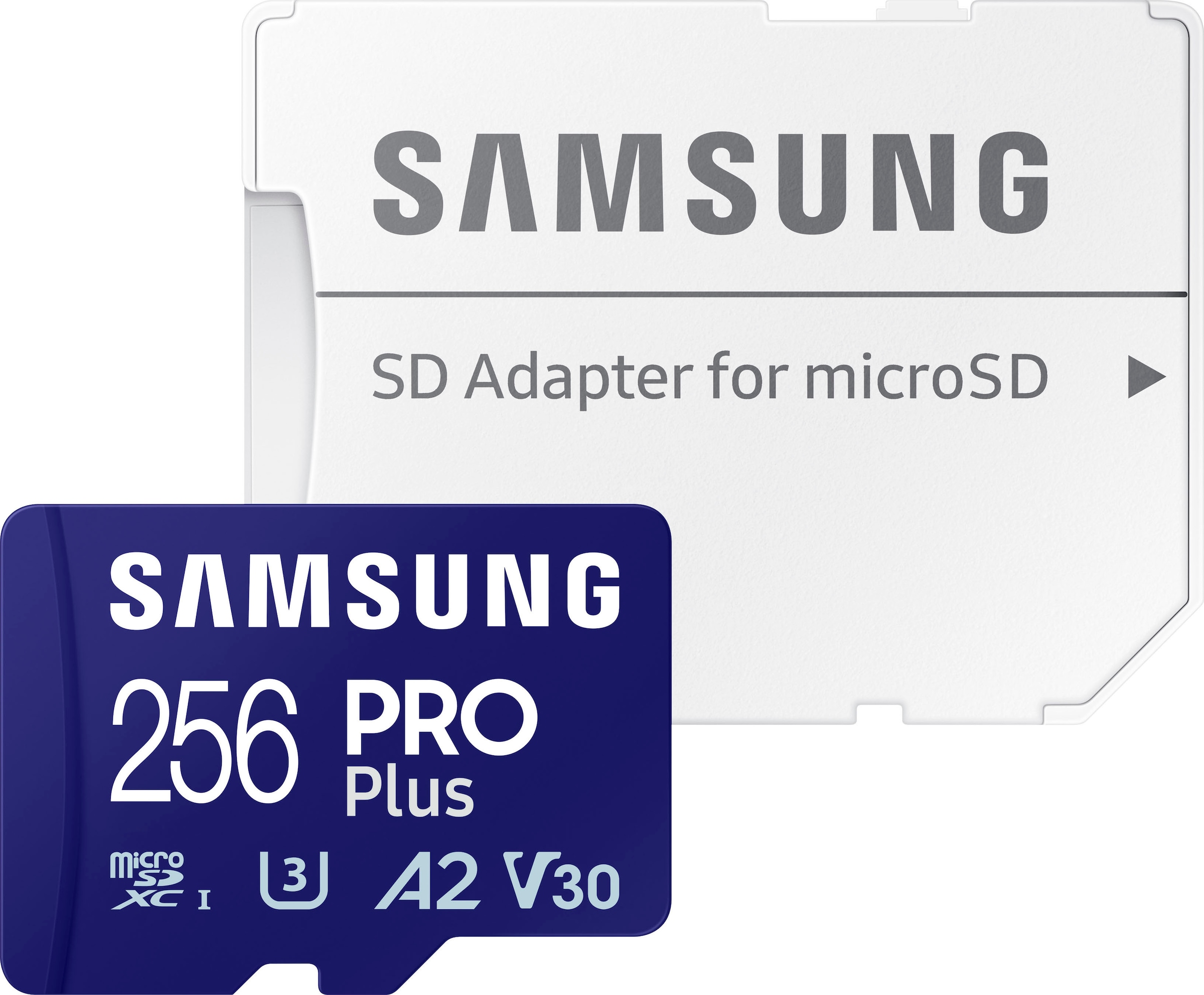 Samsung Speicherkarte »PRO Plus + microSDXC-Adapter«, (Class 10 160 MB/s Lesegeschwindigkeit)