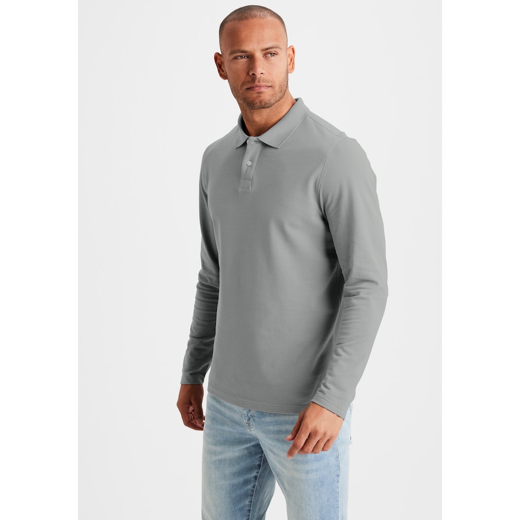 Beachtime Langarm-Poloshirt »Regular Fit,«