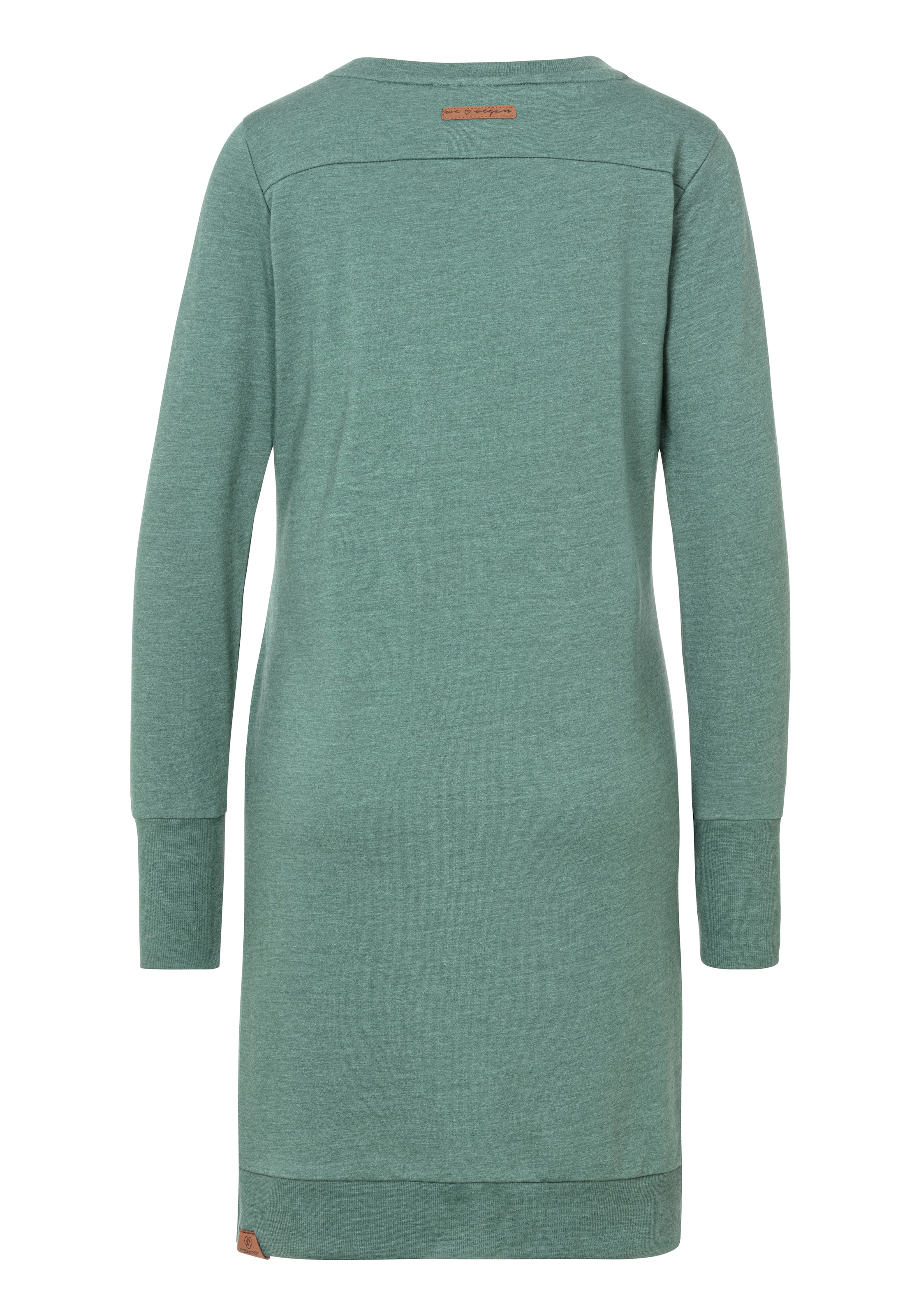 Ragwear Sweatkleid »MENITA O«, mit veganer 3 Knopf-Applikation
