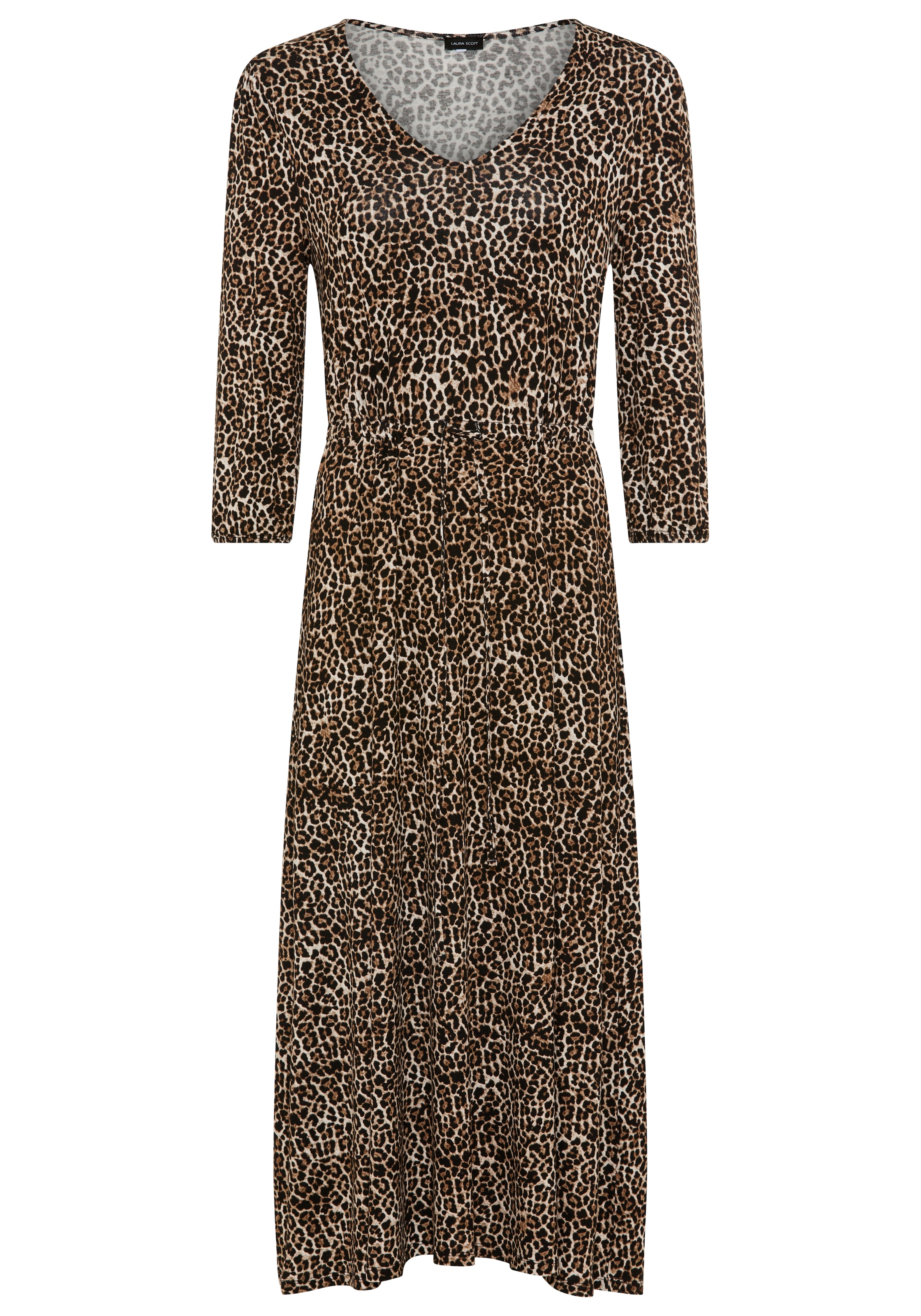 Laura Scott Midikleid, im Leoparden-Print aus Single Jersey - NEUE KOLLEKTION