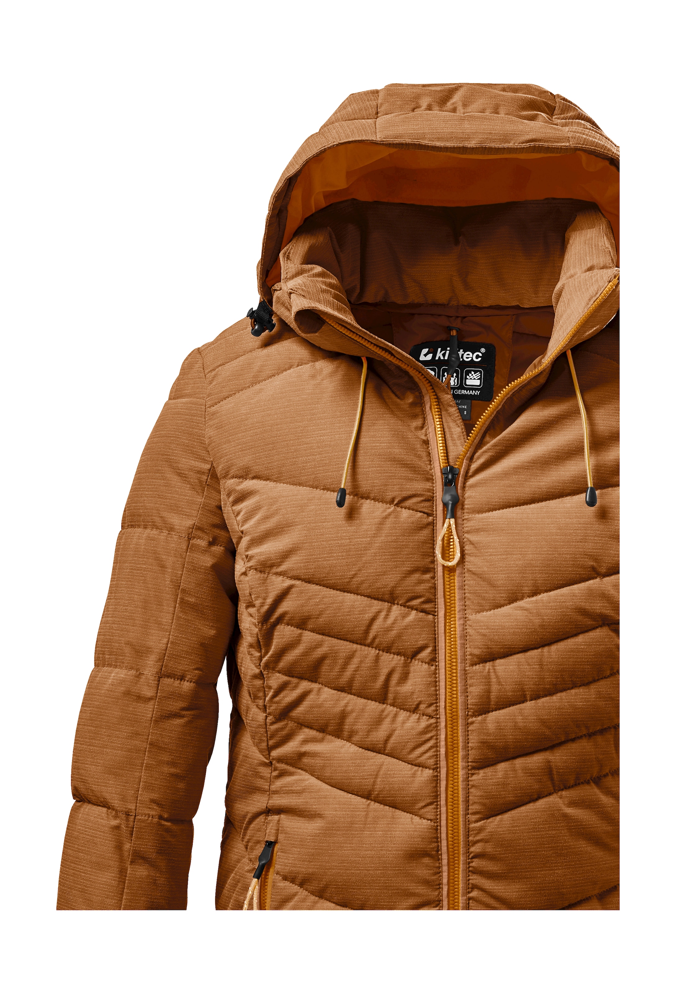 Killtec Steppjacke »KOW 149 WMN QLTD JCKT«, Wasser- und windabweisend, atmungsaktiv, abnehmbare Kapuze