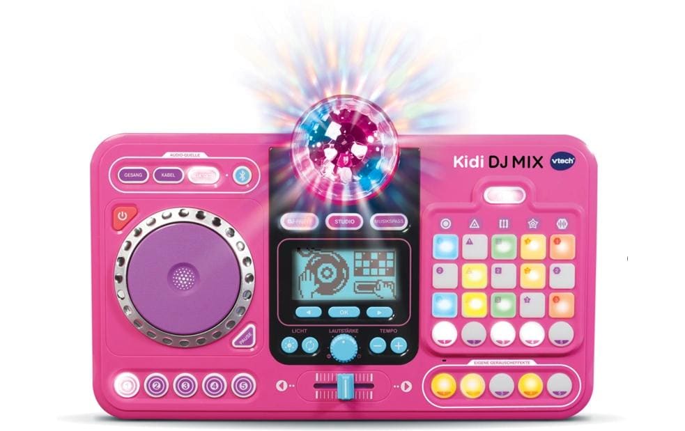 Vtech Spielzeug-Musikinstrument "Kidi DJ Mix, pink" mit Bluetooth-Funktion