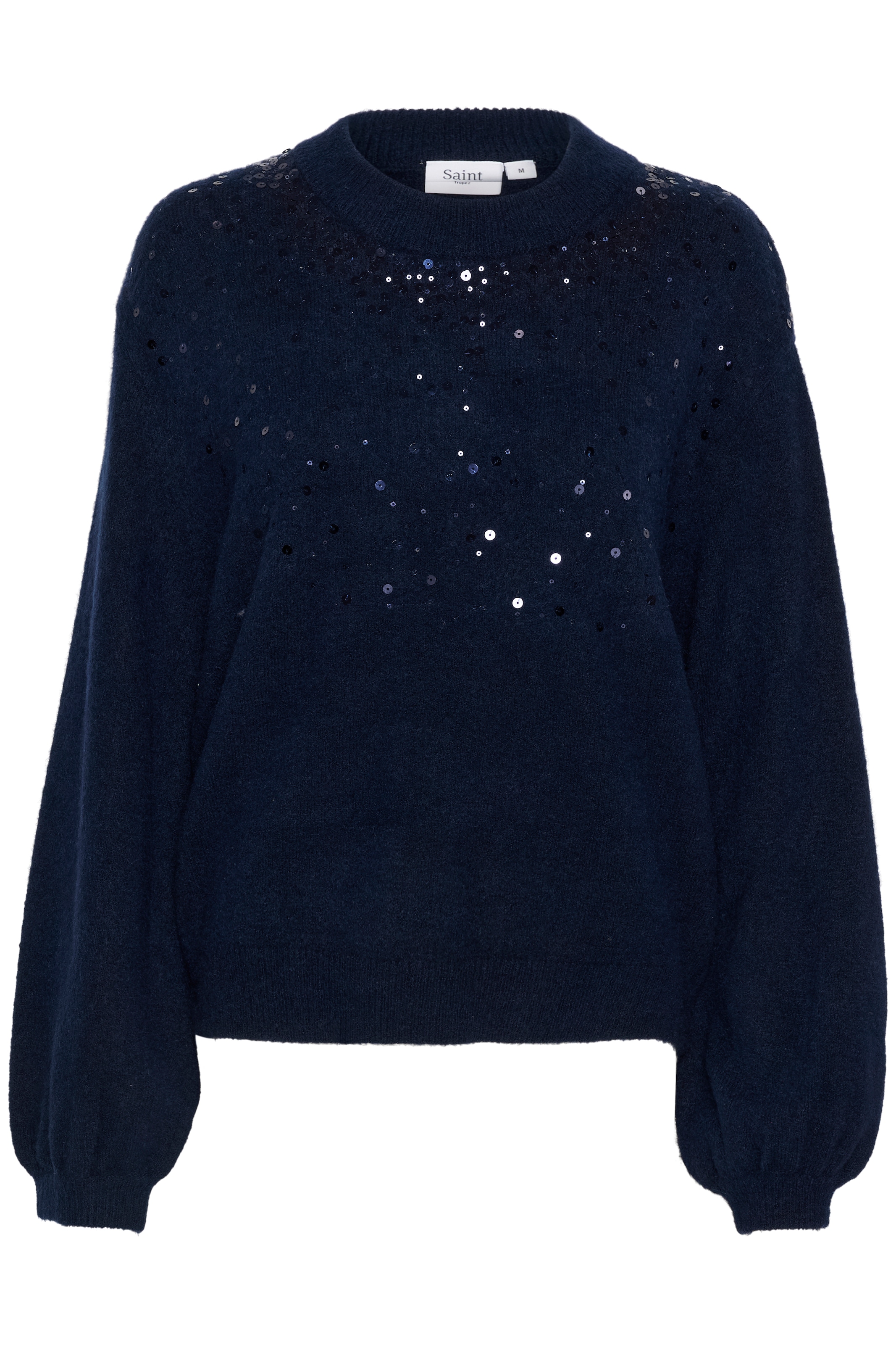 Saint Tropez Strickpullover »BarbelSZ Pullover«, mit Pailletten