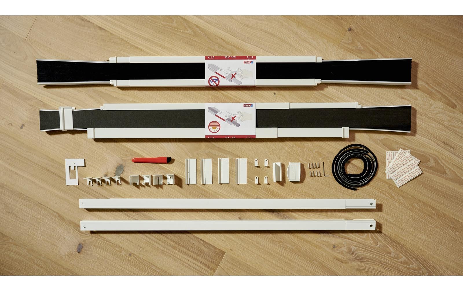 tesa Fliegengitter-Gewebe »2-in-1-Plissee Dachfenster«